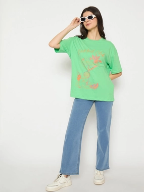 Perfect Fit Shopping Day Vibrant Office Wear Madame Light Blue Straight Fit Denim Jeans