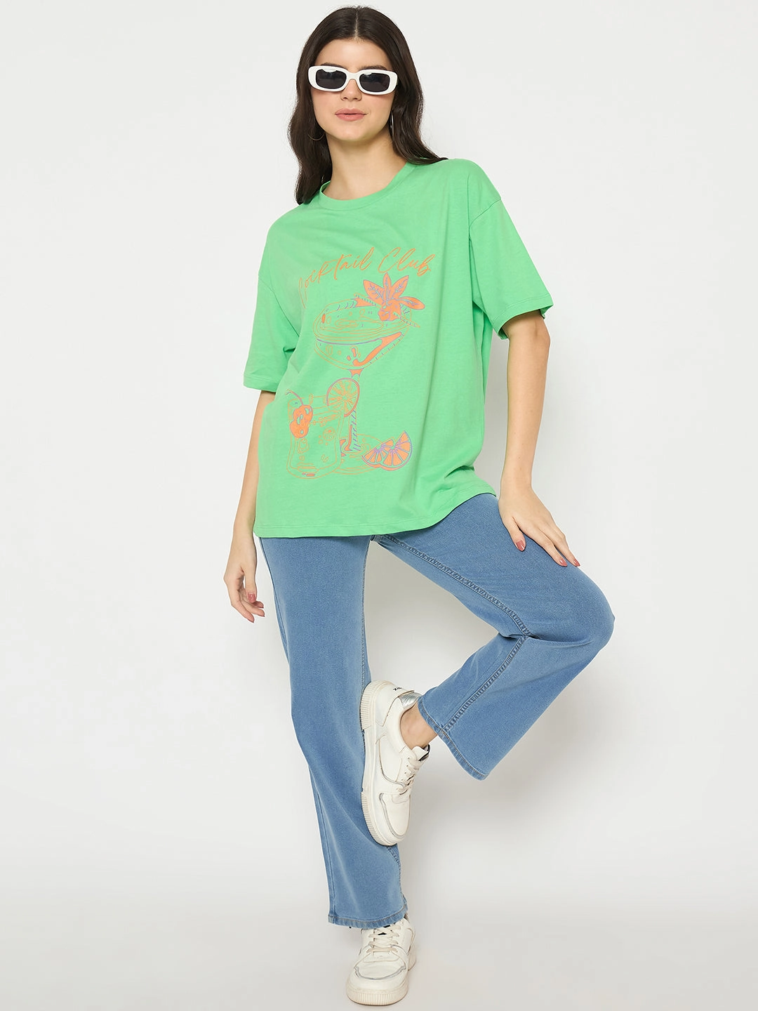 Abrasion Resistant Fabric Madame Light Blue Straight Fit Denim Jeans