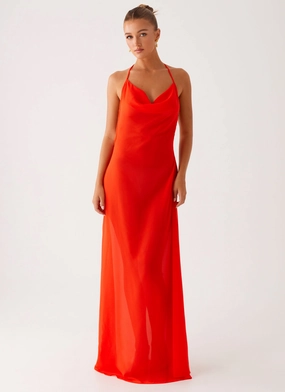 Fantasy Maxi Dress - Orange Church Proper