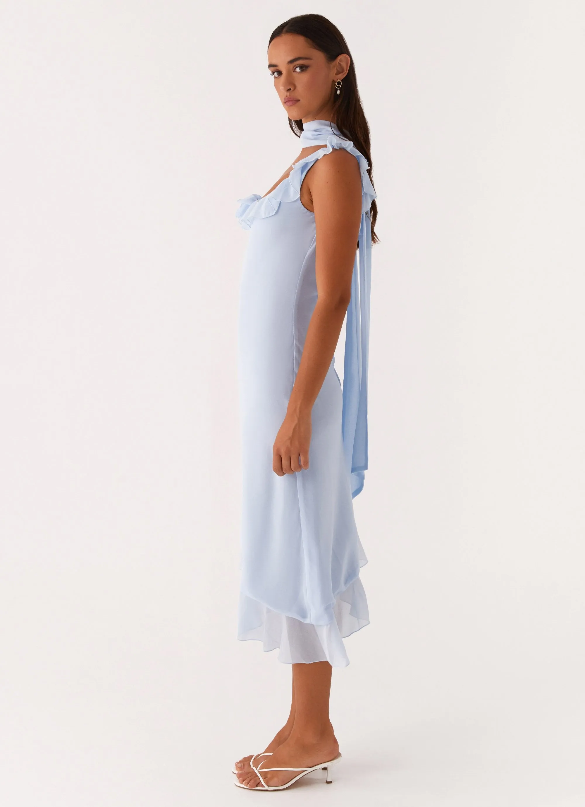 Simple Shape Fariday Midi Dress - Blue