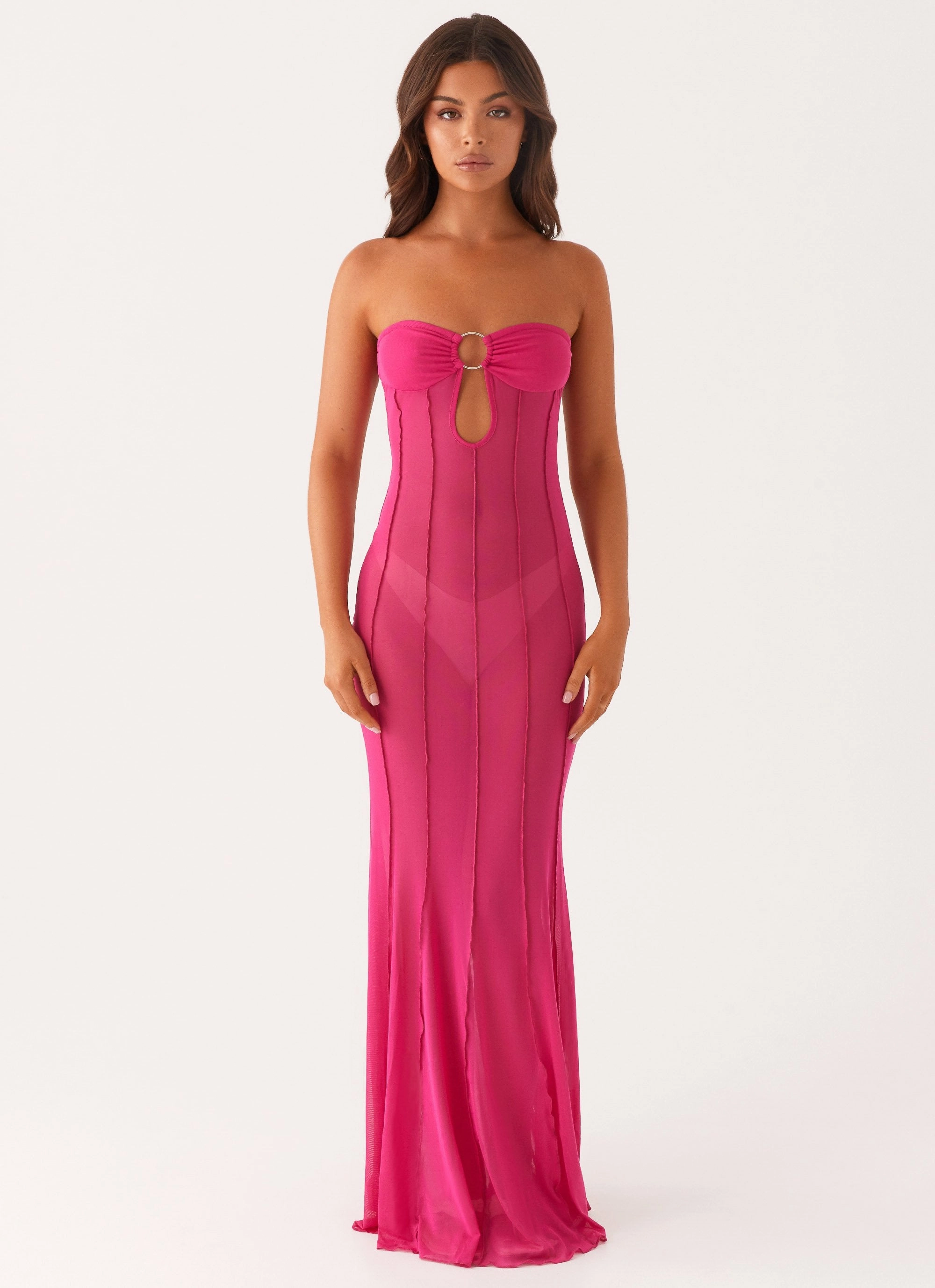 NonSlipClosure Vacation Vibes Kennedy Maxi Dress - Fuchsia