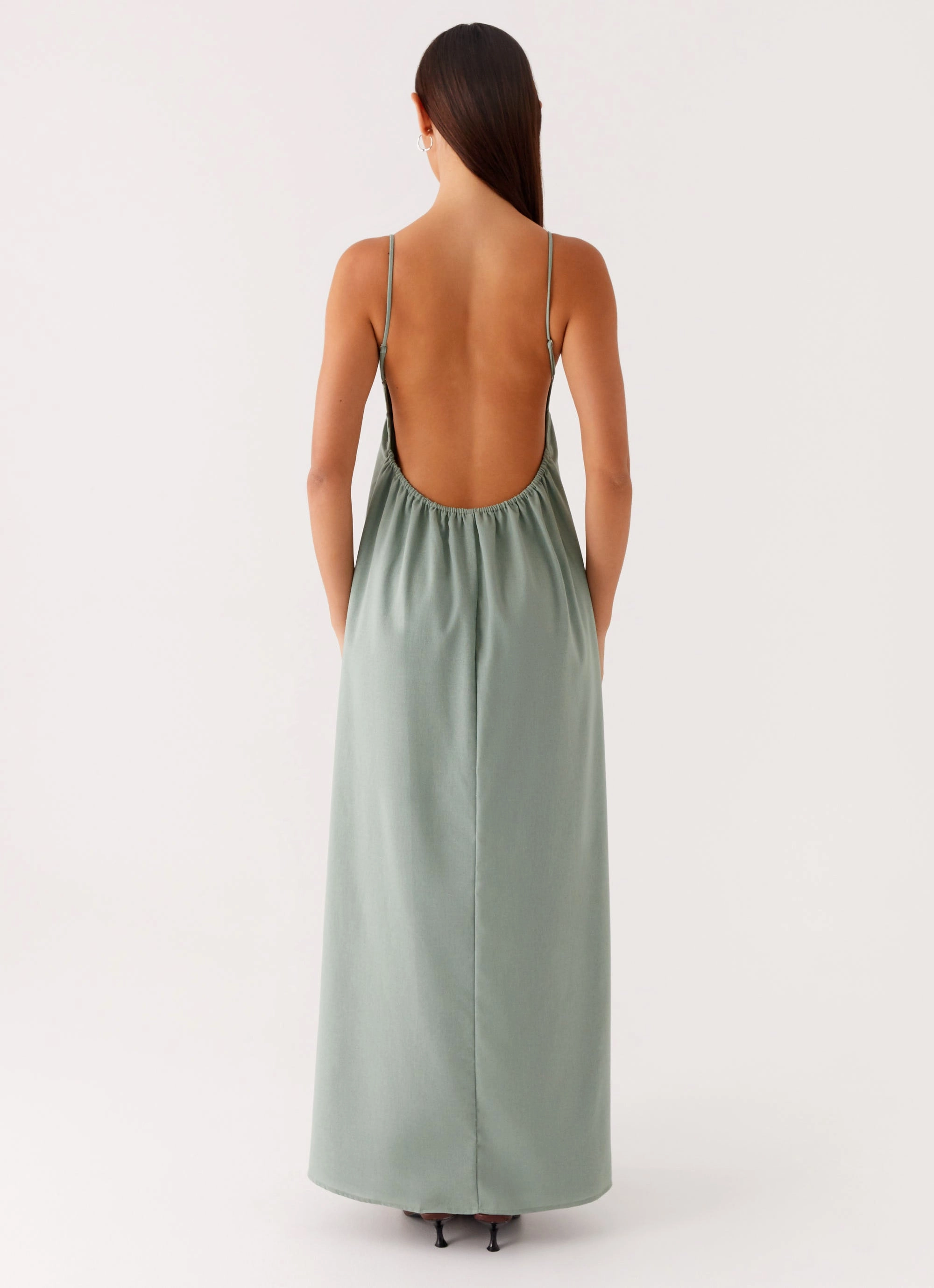 Greer Maxi Dress - Sage Flawless Waistband Fit