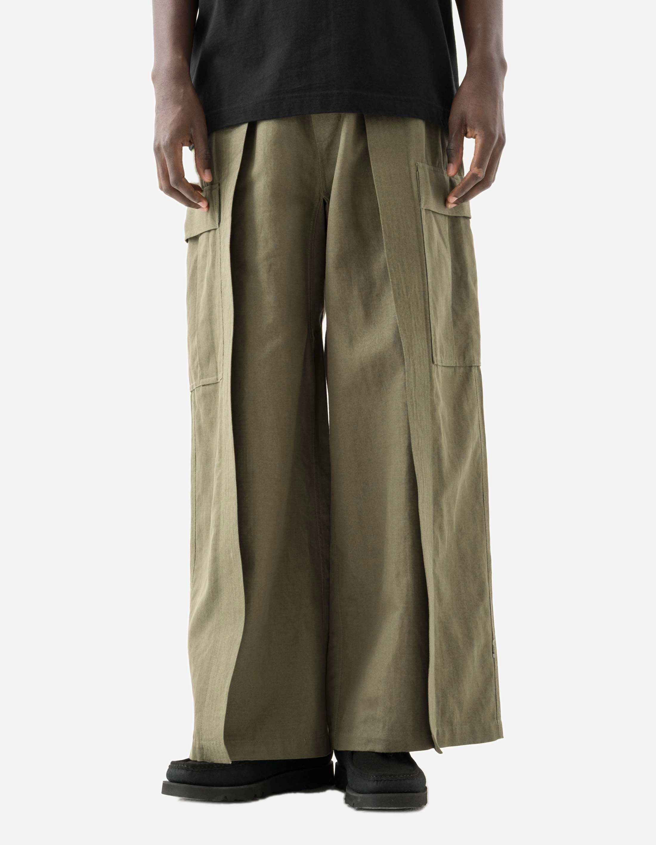 7097 Alaskan Hill Tribe Embroidered Hakama Olive OG-107F Casual Comfort Layers Fashion Staple