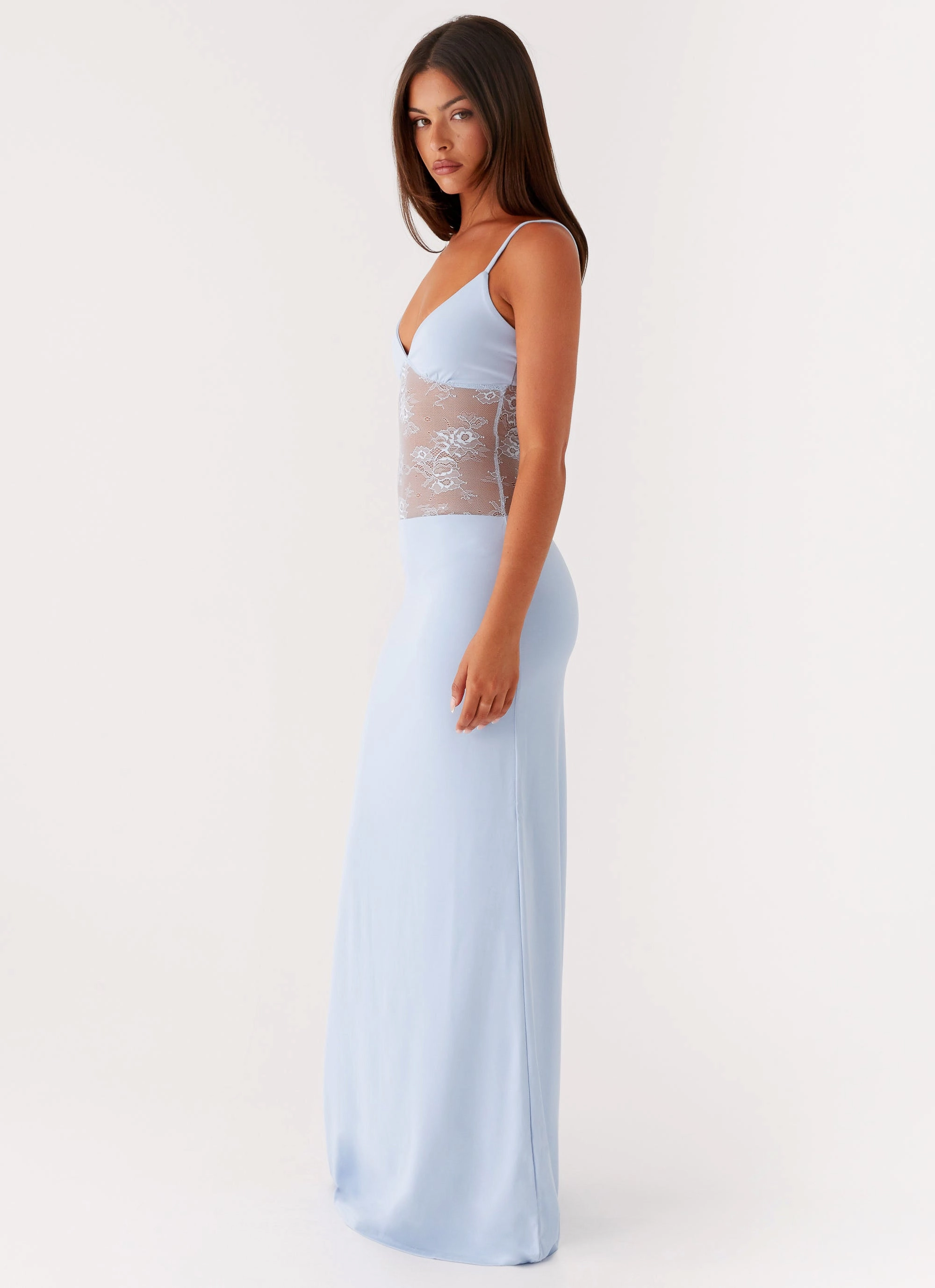 Envy Maxi Dress - Blue Organic-Fabric Work Favorite
