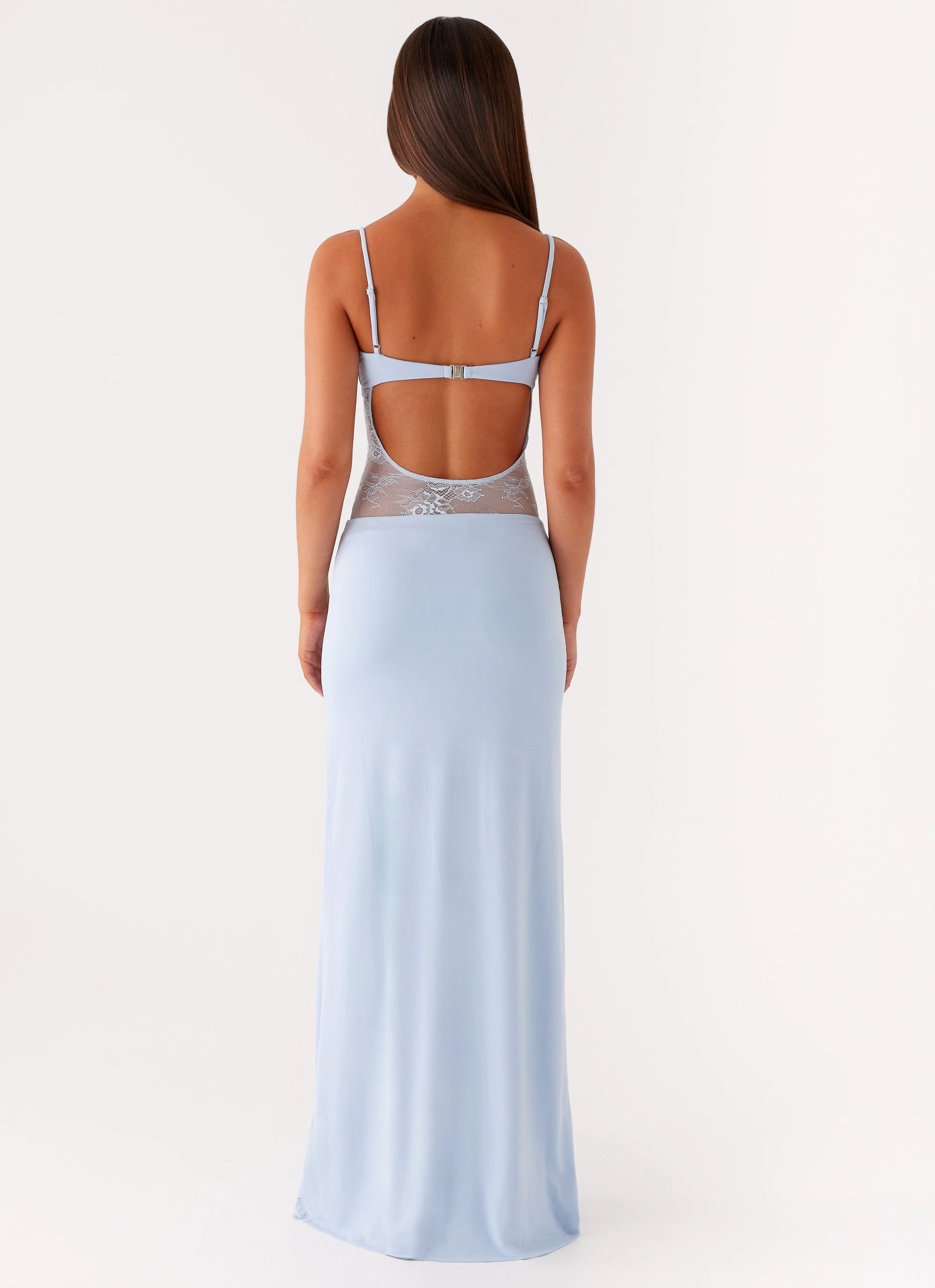 Envy Maxi Dress - Blue Feminine Mood Everyday Look