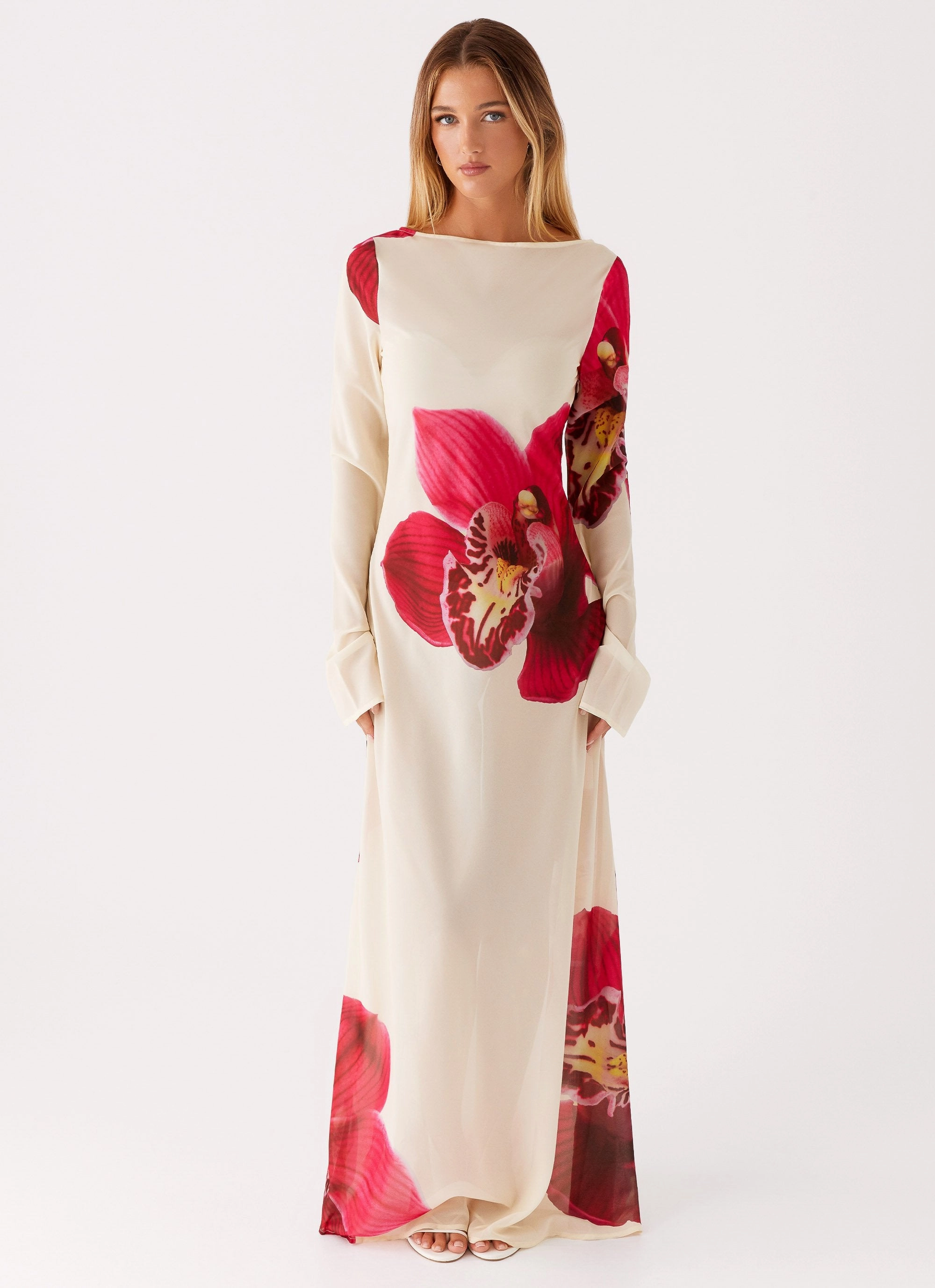 Lorde Maxi Dress - Orchid Yellow Stylish Line