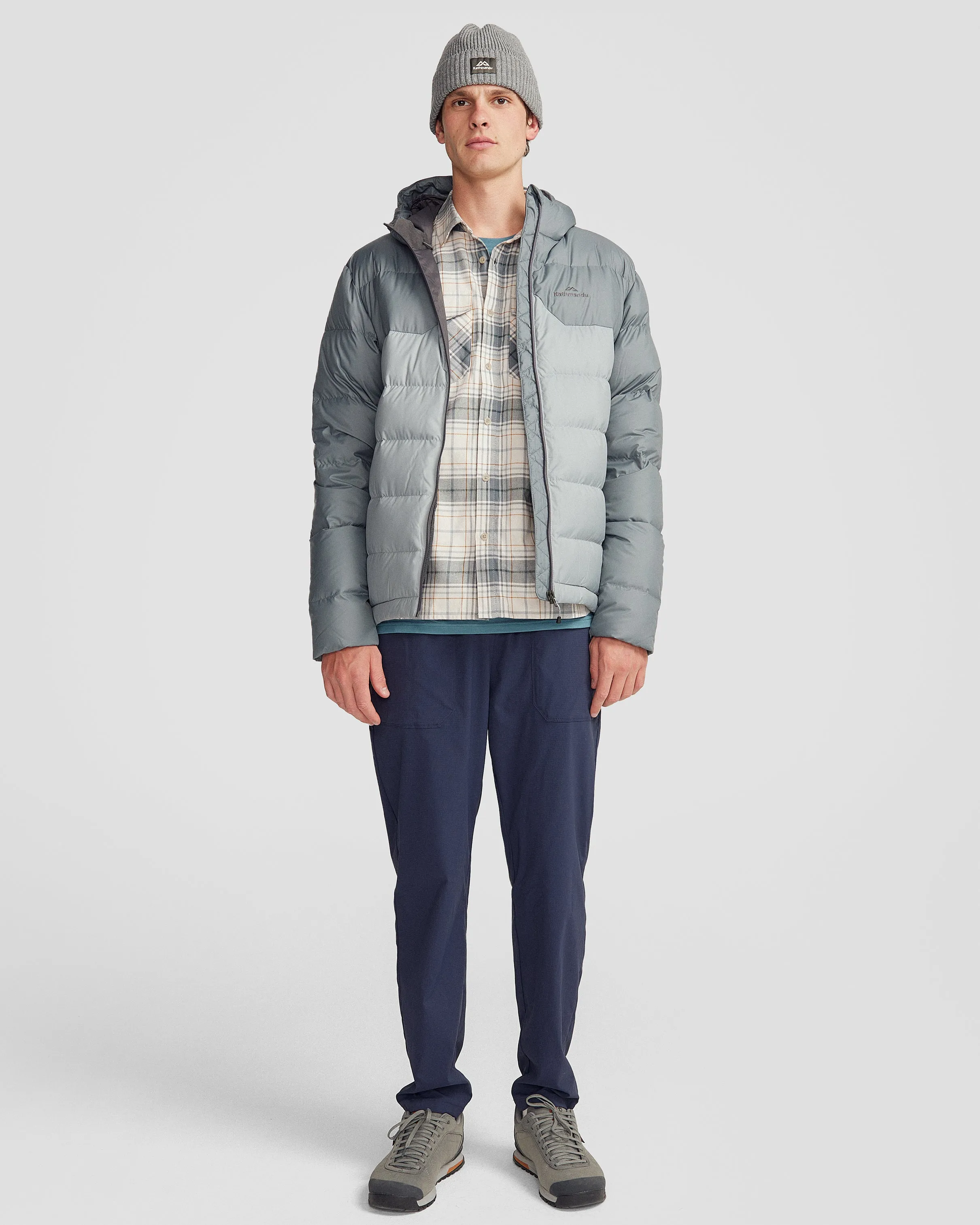 Men's Epiq Hooded Down Jacket v2 - Moon/Light Moon Daily Commute Wear