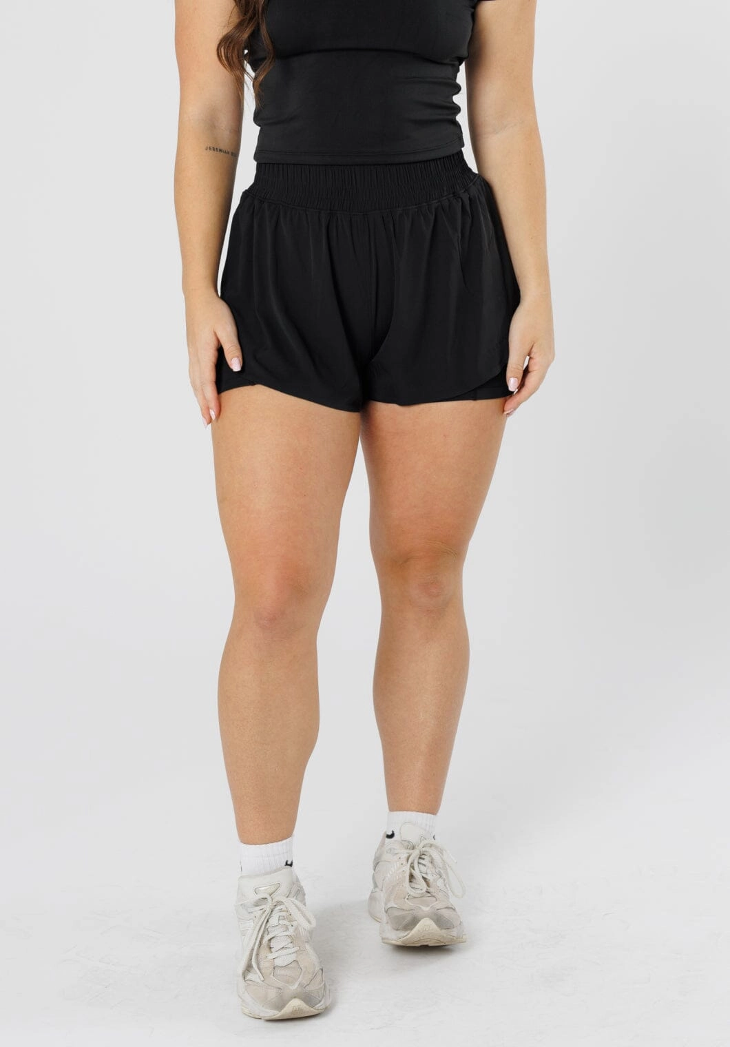 FeatherKnit? Momentum Trackshort Black ethnic style Warm Look