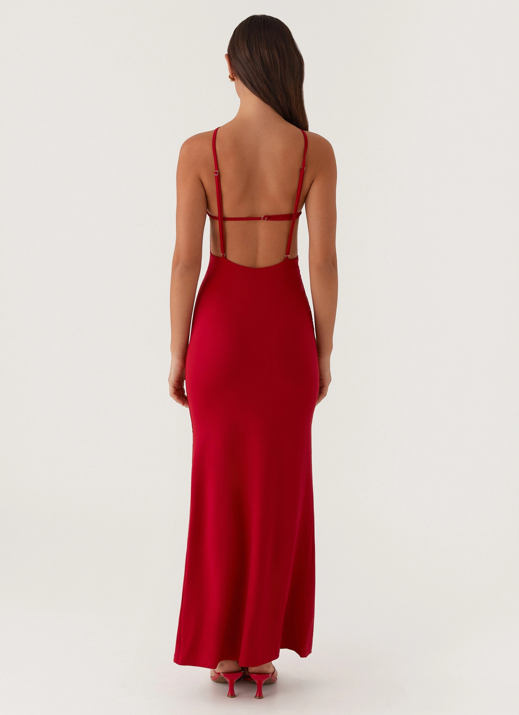 Grow Together Maxi Dress - Red Coral Soft Night Mood