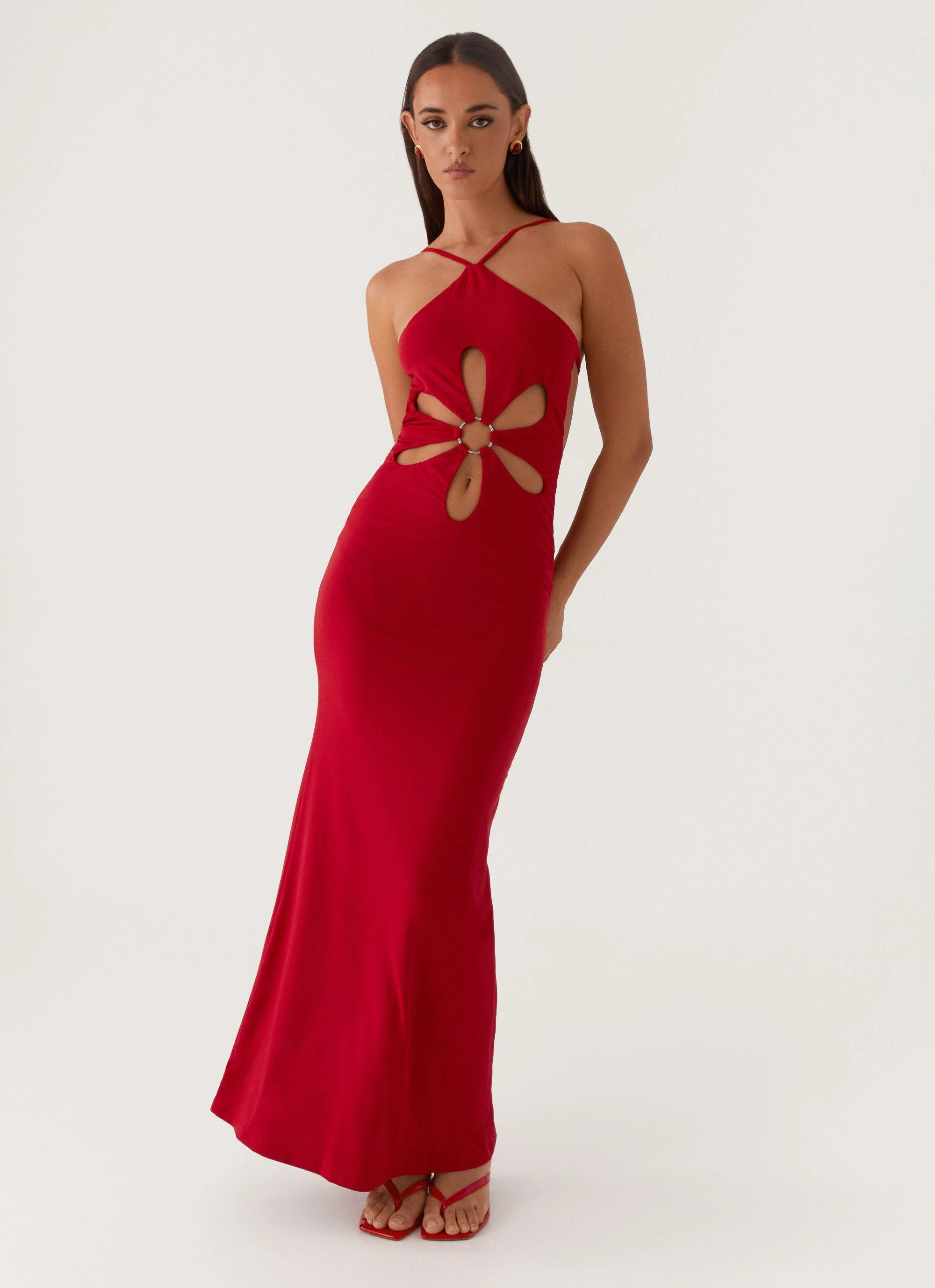 Relax Form Beauty Zone Grow Together Maxi Dress - Red