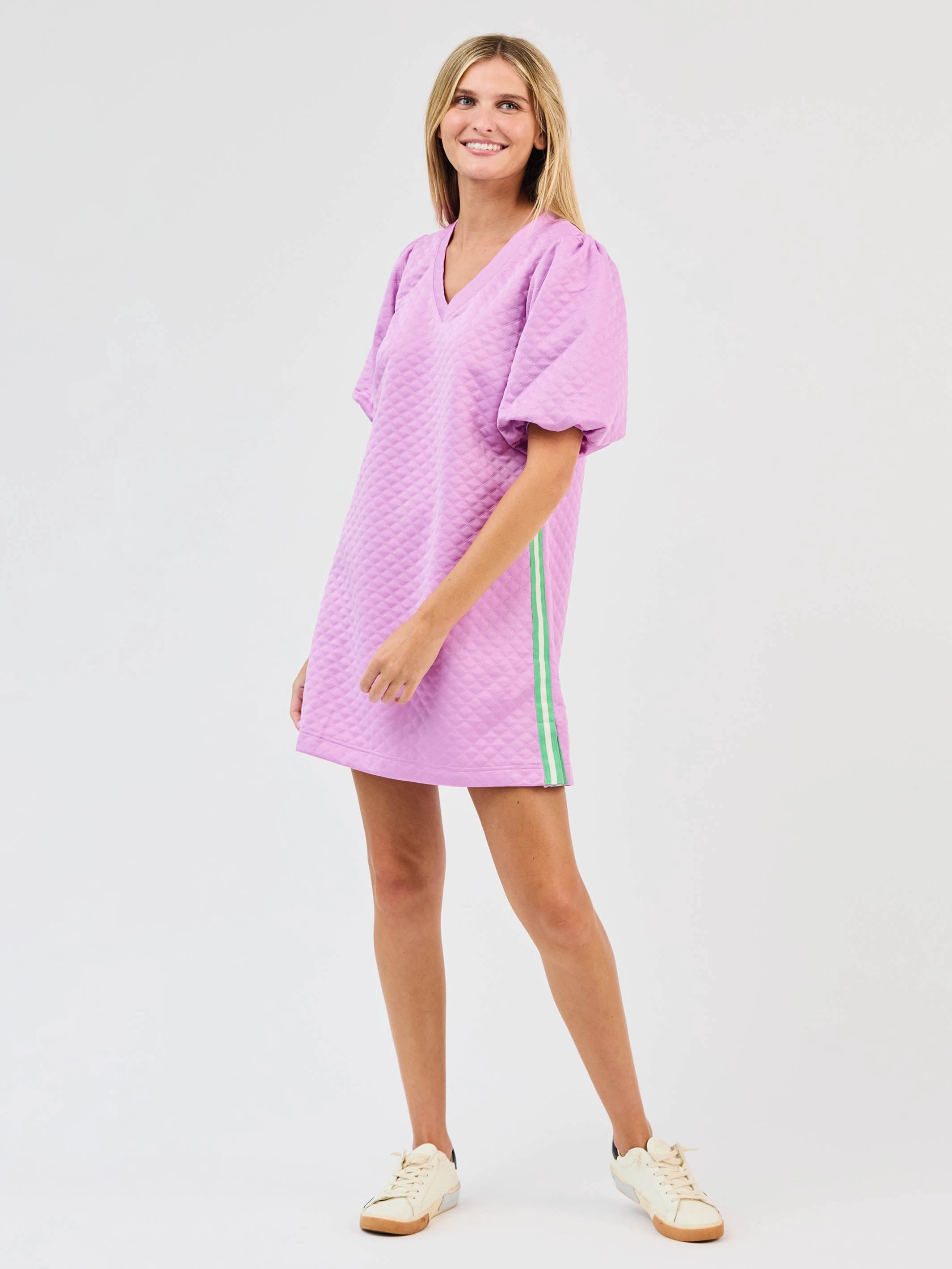 FINAL SALE - Stacey Dress | Orchid AntiPillTreatment