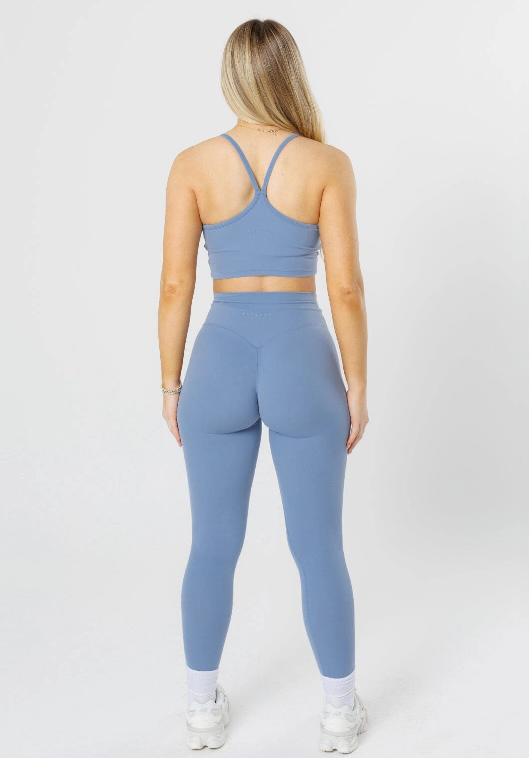 High Rise Fit RecStretch Original Sculptseam? Plus Legging Blue Bird