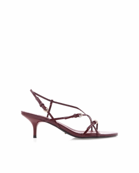 FLOSSIE - CHERRY RED PATENT Elegant Lines