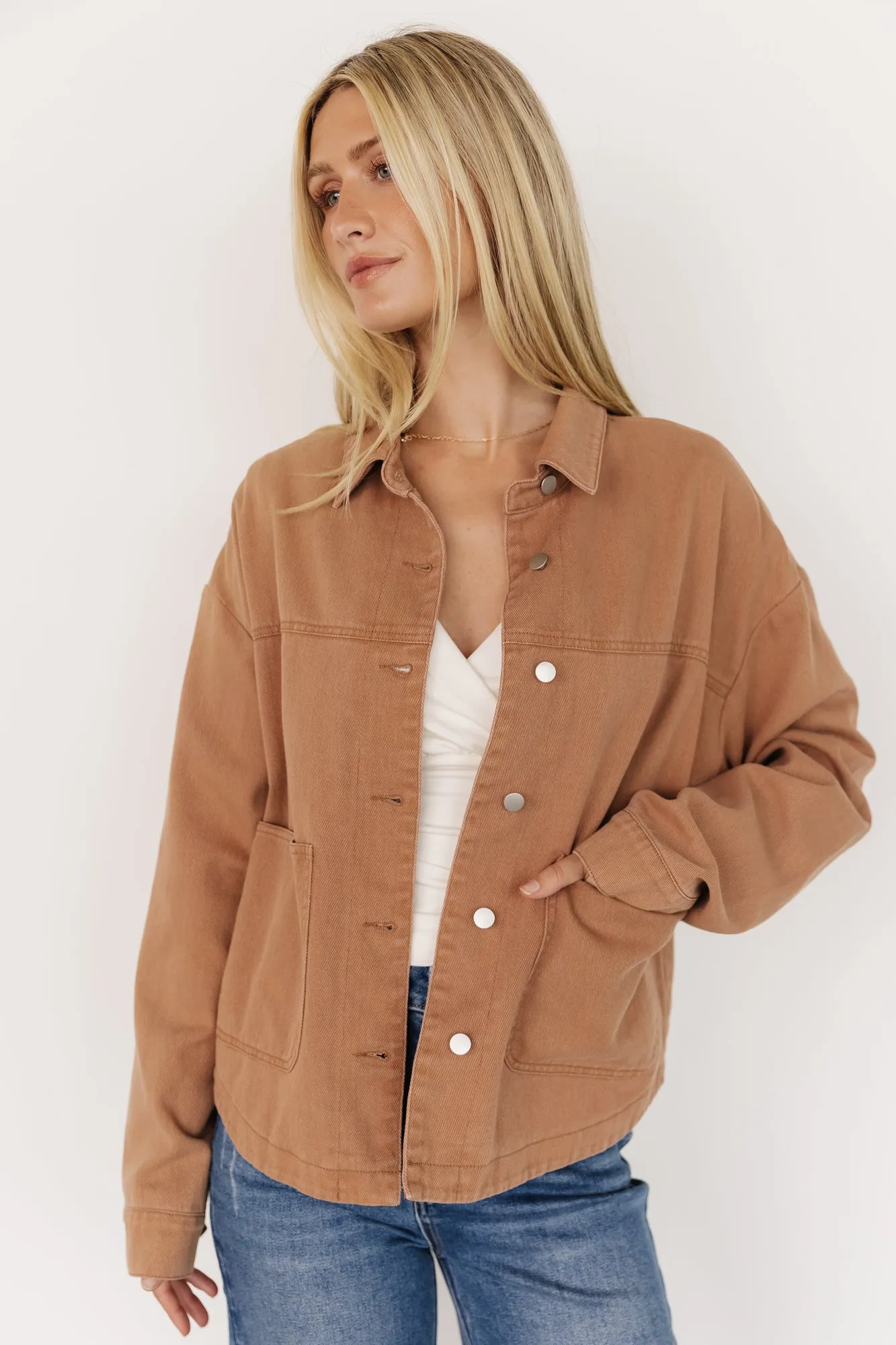Finn Lightweight Jacket | Camel Modern Layers