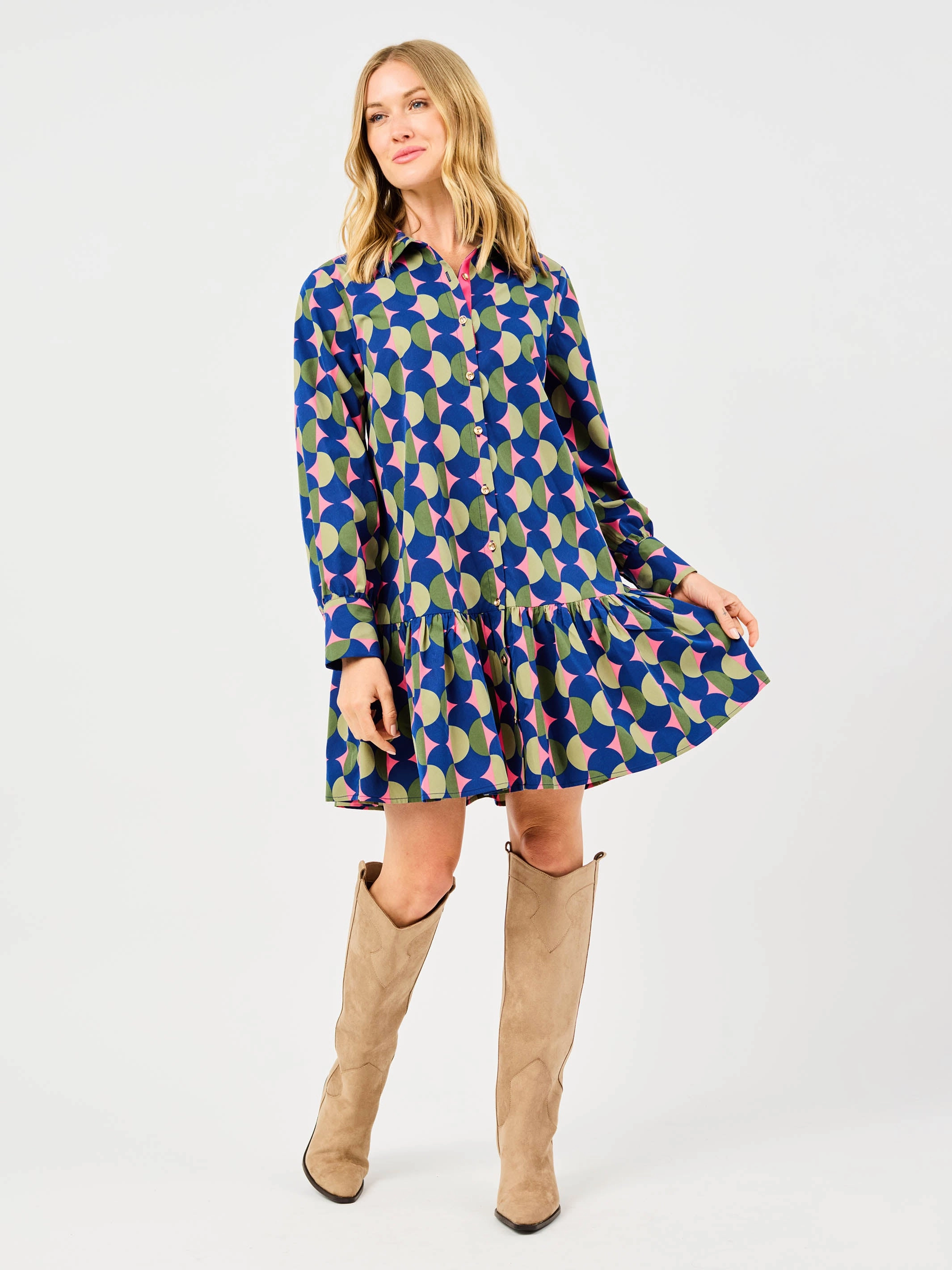 Fiona Dress | Polka Dot Pops Romantic Mood