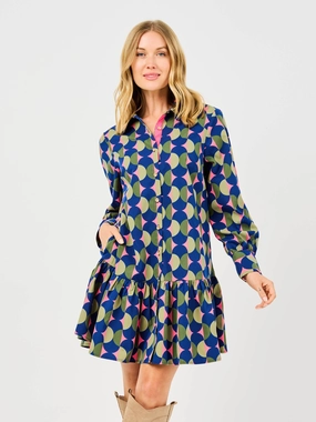 Fiona Dress | Polka Dot Pops Perfectly Tailored