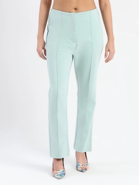 Low Profile Stay Dry Madame Alex Front Pintuck Detailed Mint Green Trousers