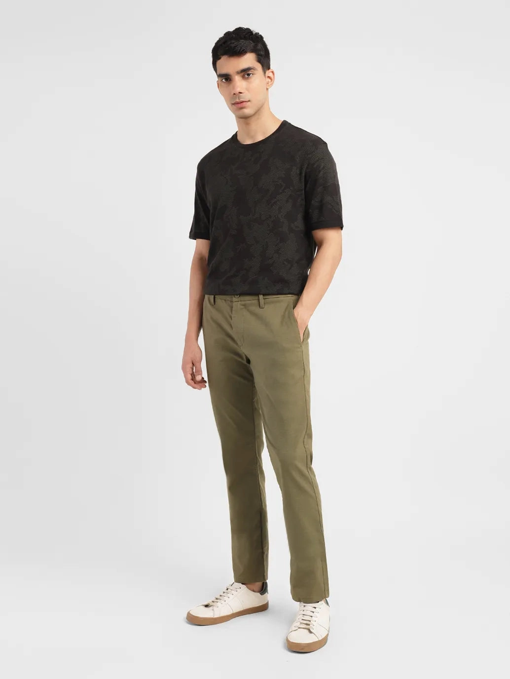 Men's 511 Olive Slim Fit Chinos Quick Slip Sport Performance