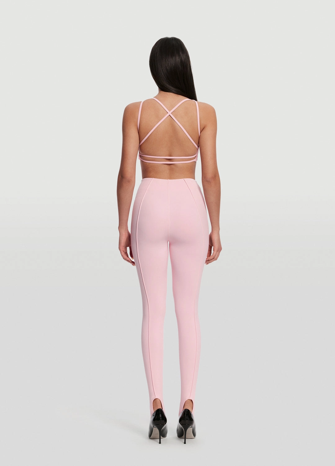 High-Rise Stirrup Leggings Running Outfit