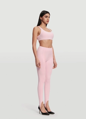 4 Way Stretch Fabric High-Rise Stirrup Leggings