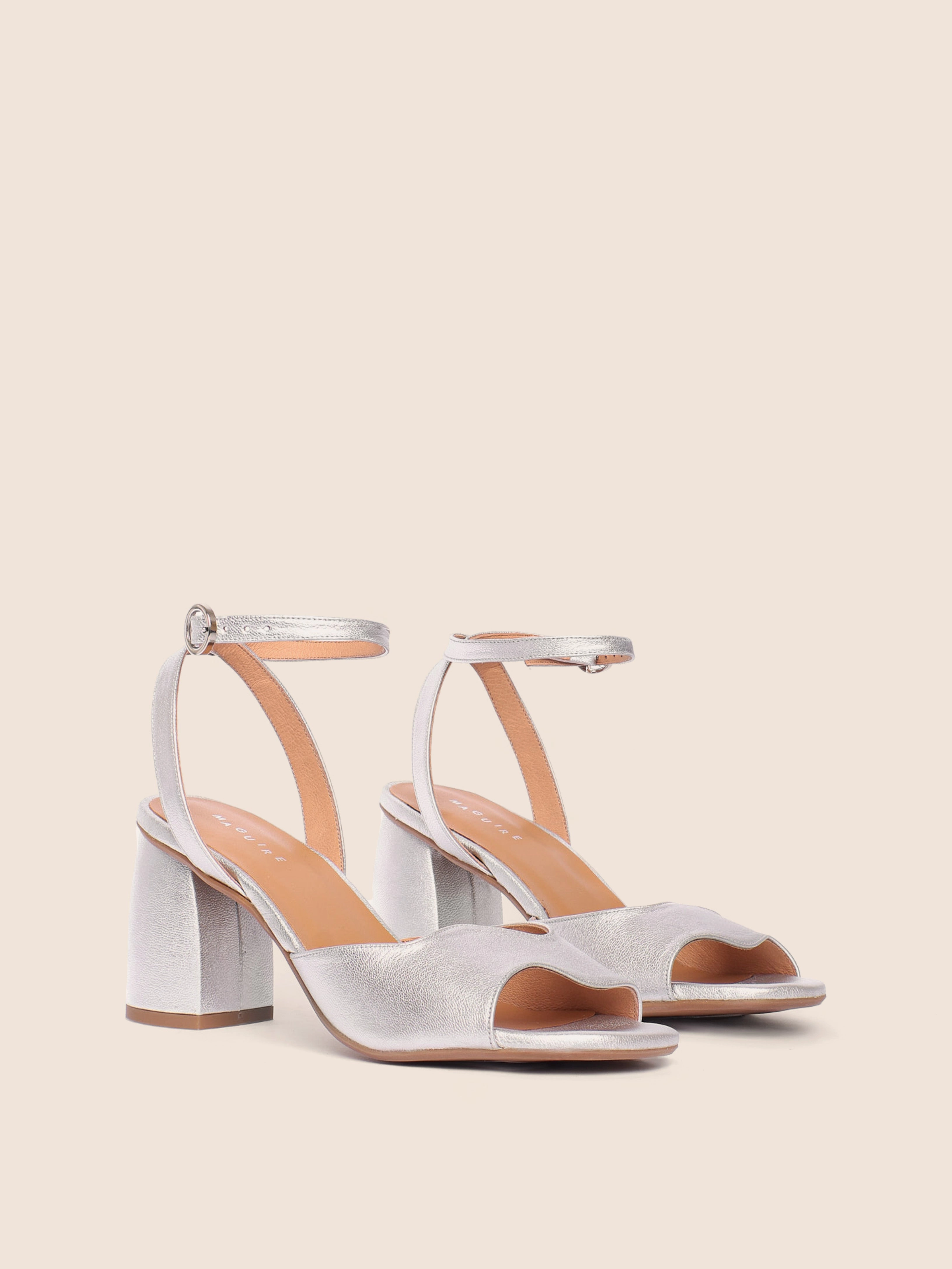 Travel Glam Fashion boots Malaga Silver Heel