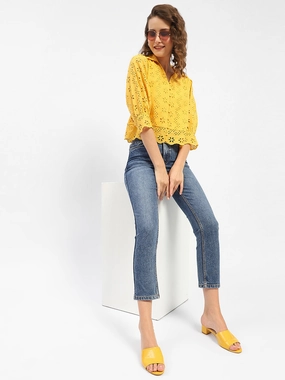 Madame Slim Fit Blue Denim Jeans Effortless Layer