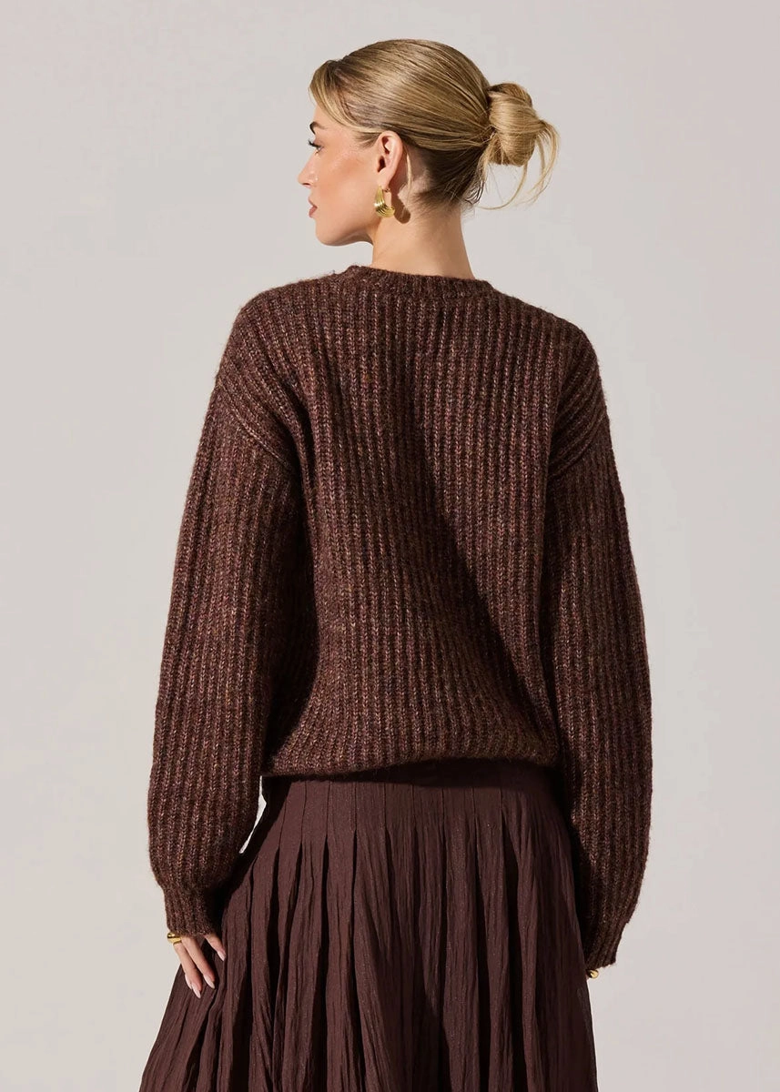 Archer Sweater - Brown Multi Casual Essentials
