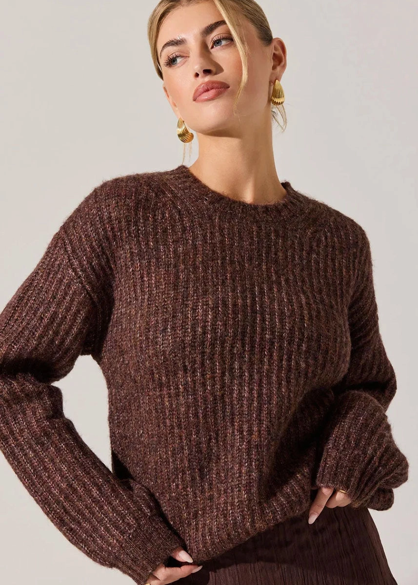 Winter Wear Essentials Archer Sweater - Brown Multi