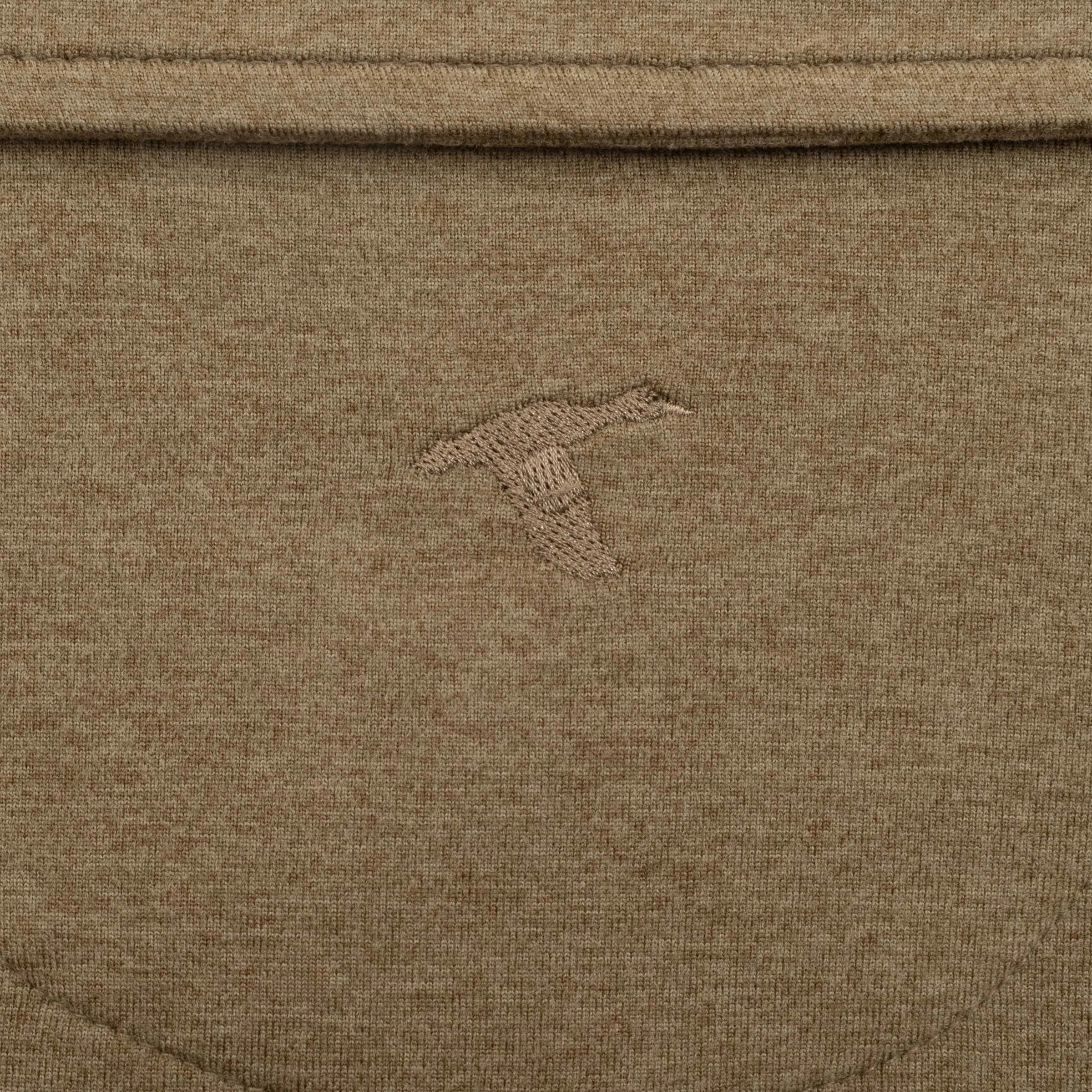 Layering Essential Timeless Fit Teak Wander Long Sleeve Polo