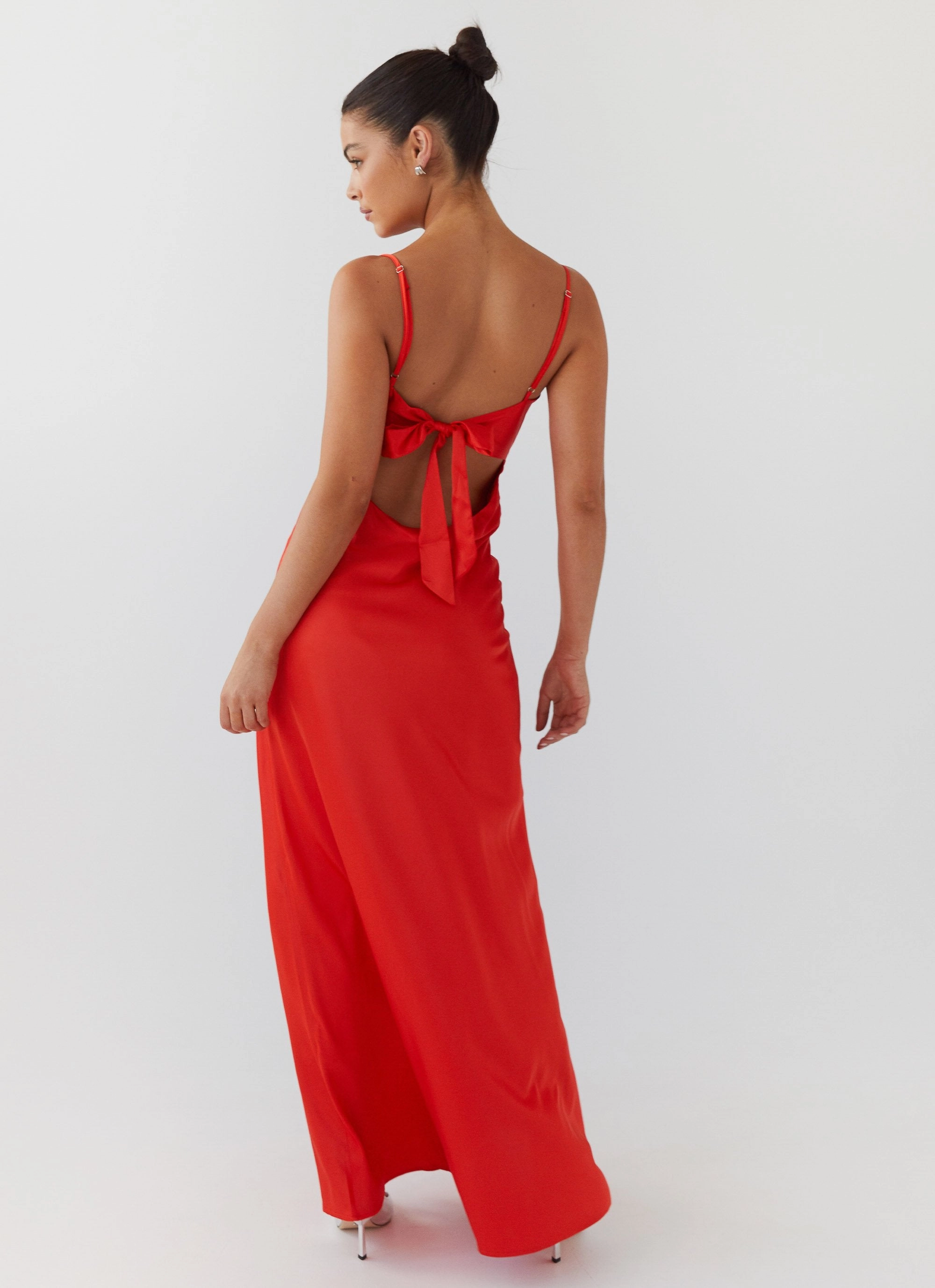 SustainableCotton Flora Satin Maxi Dress - Citrus