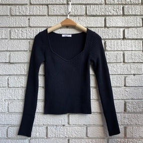 Pre Shrunk Cotton Blend FONTAINE Knit Top
