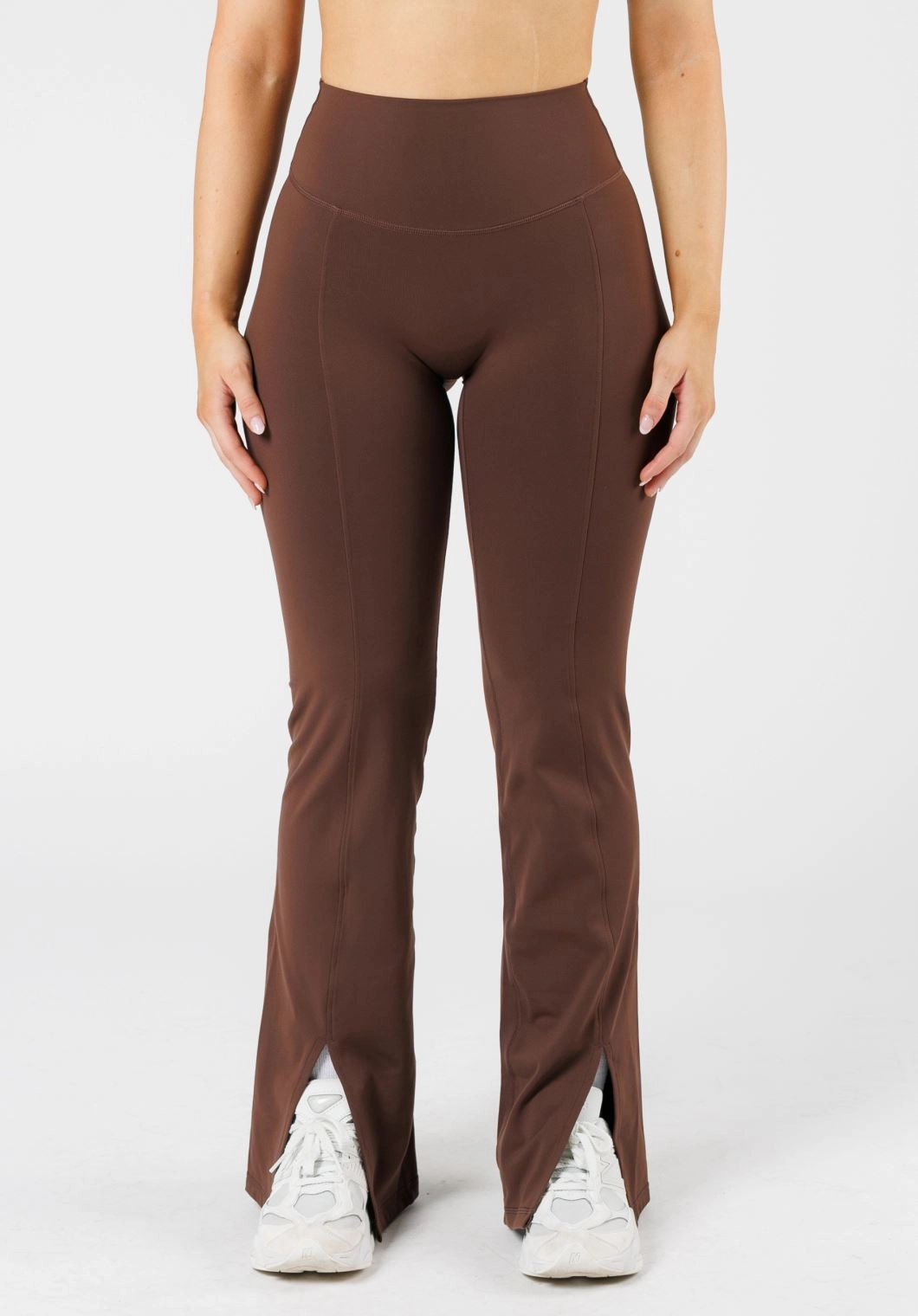 Soft Touch FormLux Front Slit Sculptseam? Plus Flare Legging 32" Earth
