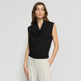 Ramona Cowl-Neck Tee Quick-Drying Shirt