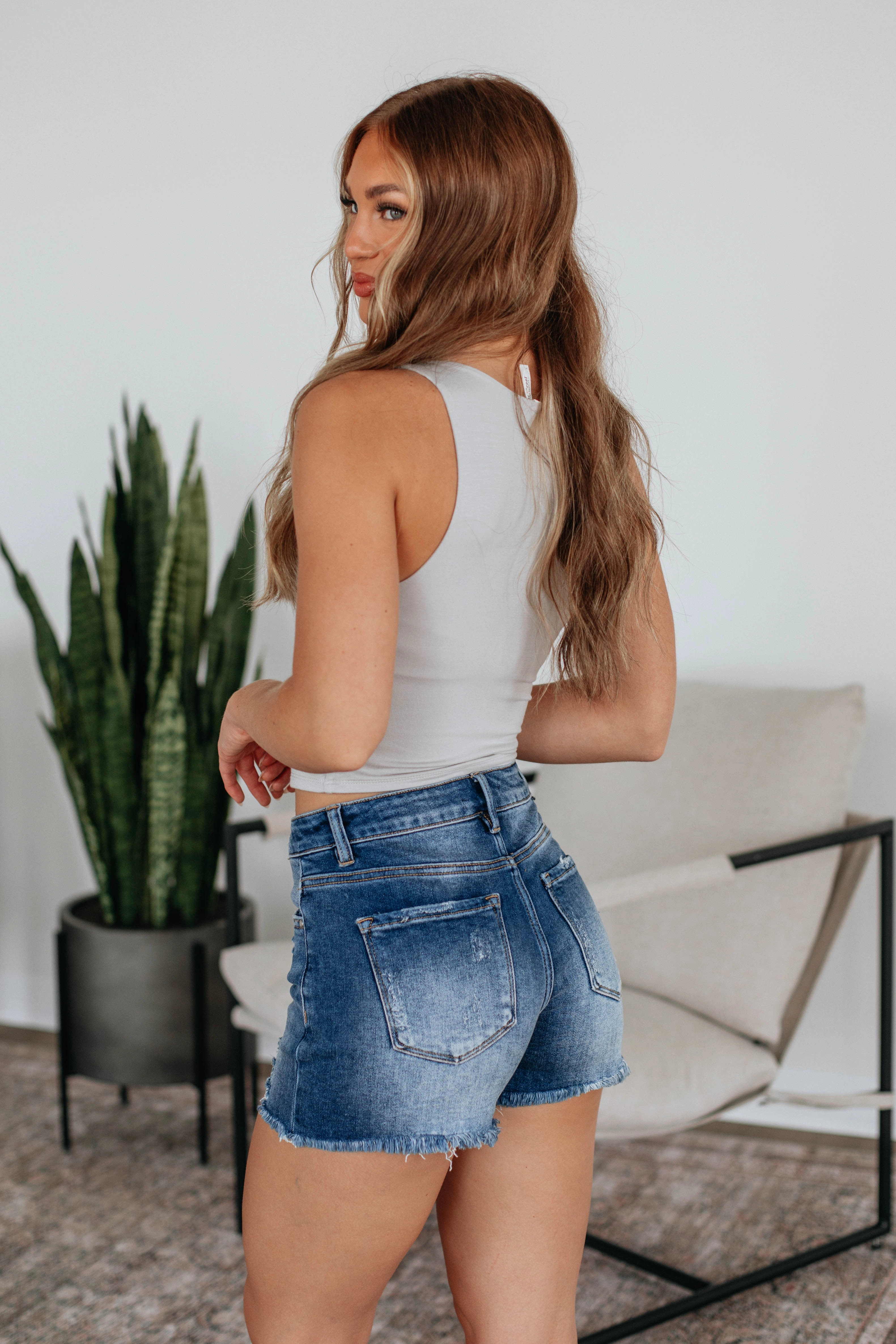 Angelina Basic Tank - Pebble Non Irritating Edges Flexible Seams