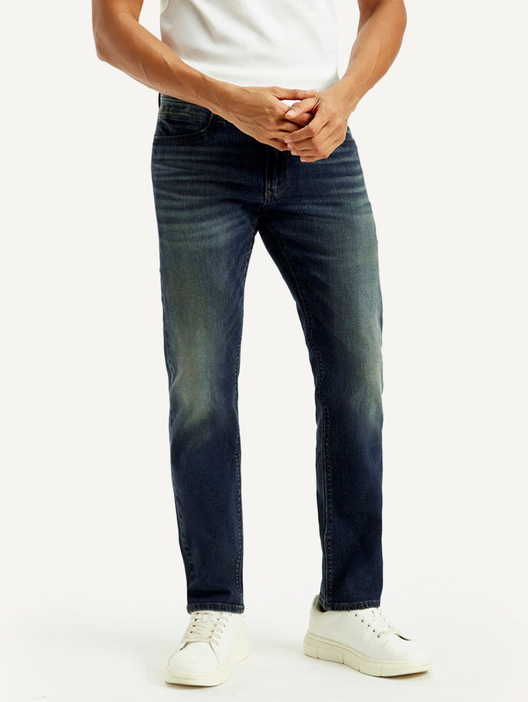 Men's Redloop 511 Dark Indigo Slim Fit Mid Rise Selvedge Jeans Autumn Days Parent Style Bold Street Inspired