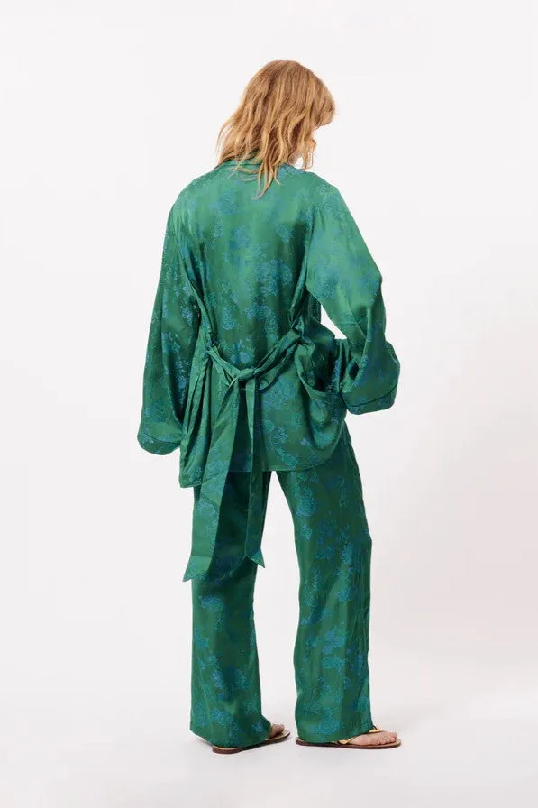 FRNCH - F12665 Clervie Wrap Kimono No Wrinkle Seam Sealed Technology