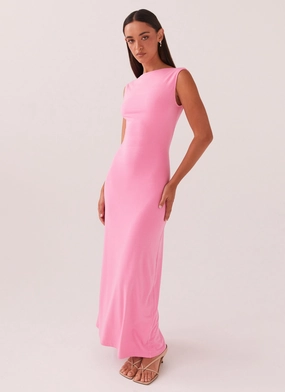 Celina Maxi Dress - Pink Elegant Motion