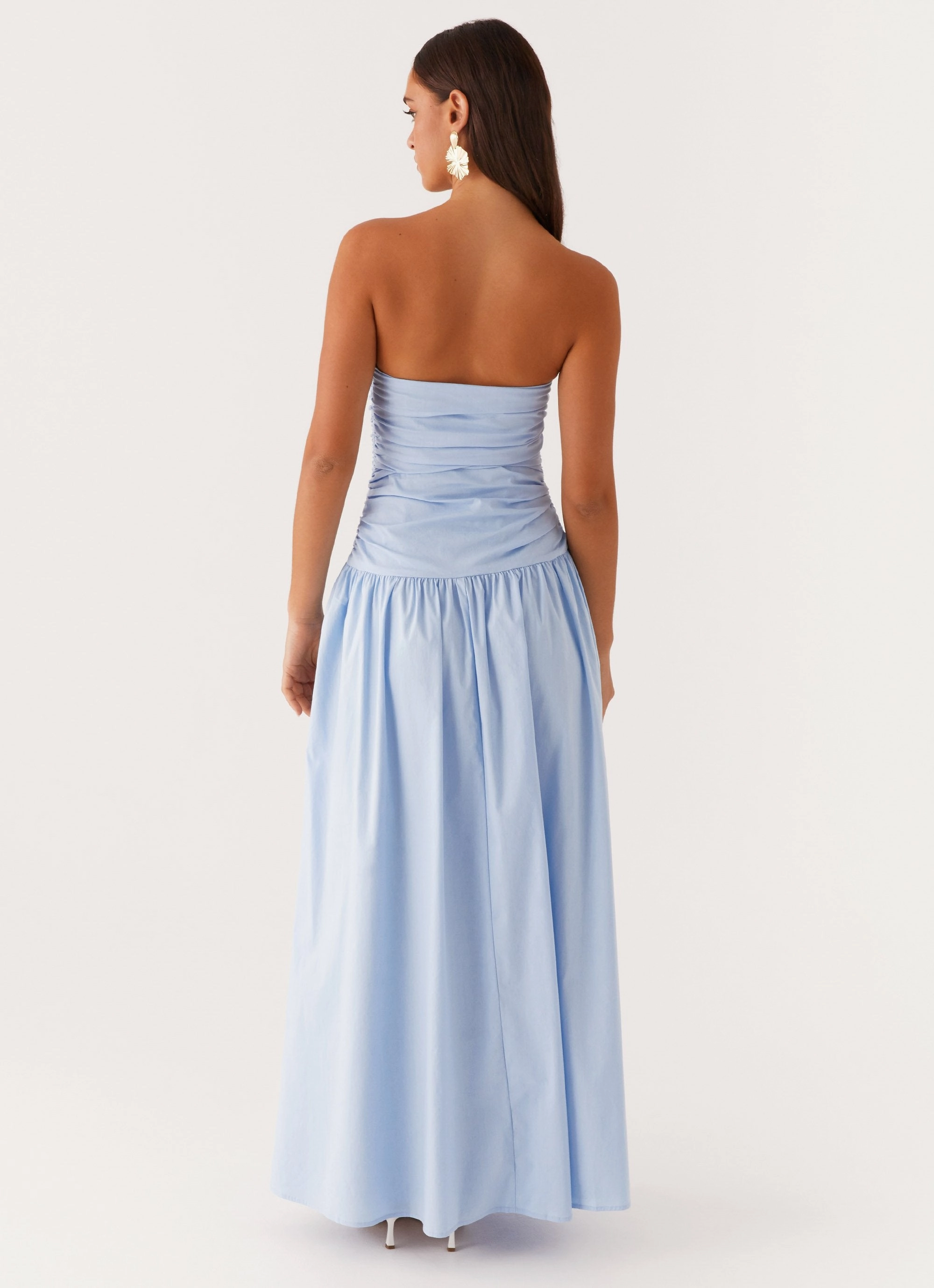 Soft and Light Breezy Fit Carmel Maxi Dress - Blue