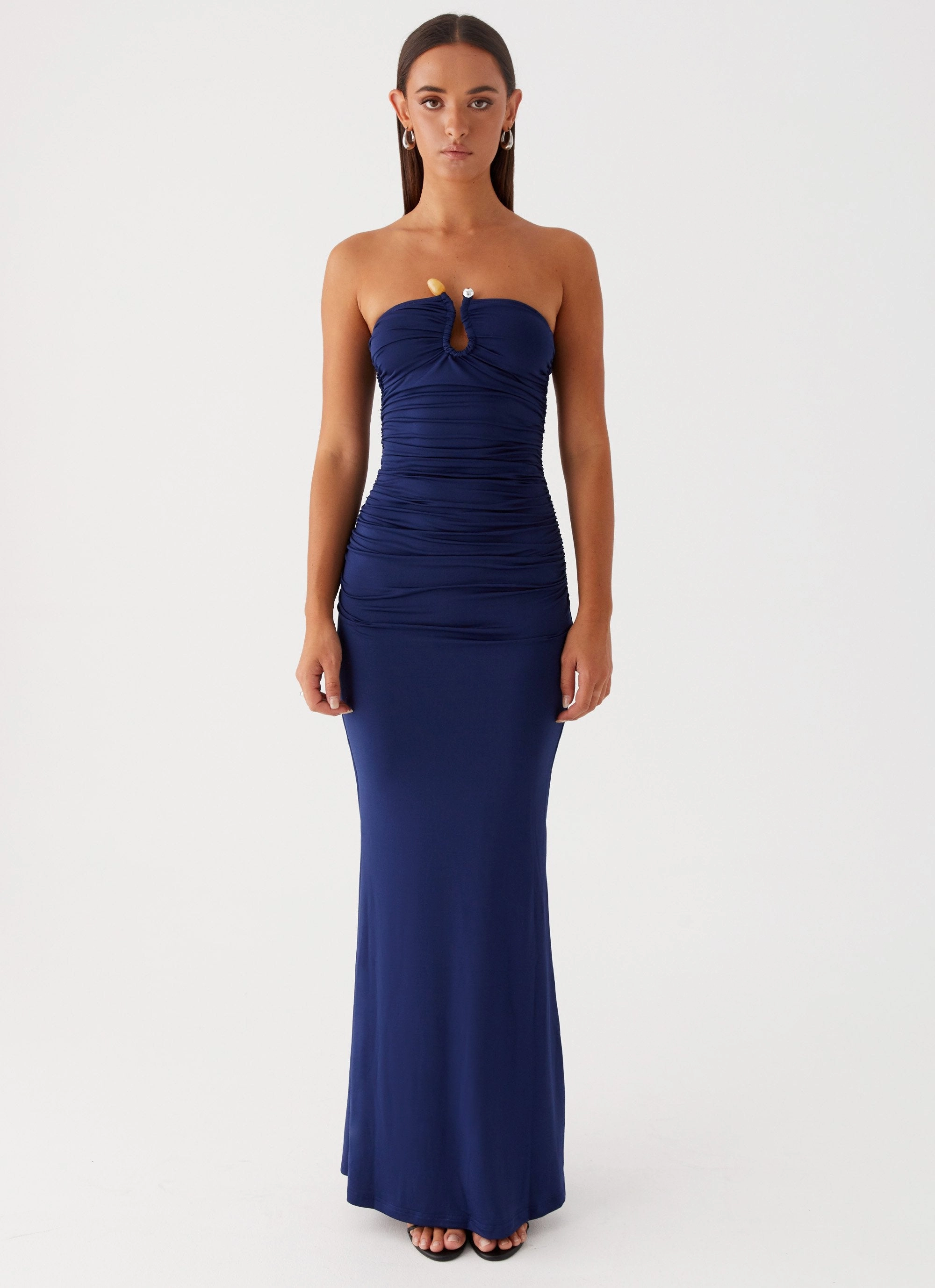 Rudy Maxi Dress - Navy Fashionable Wear