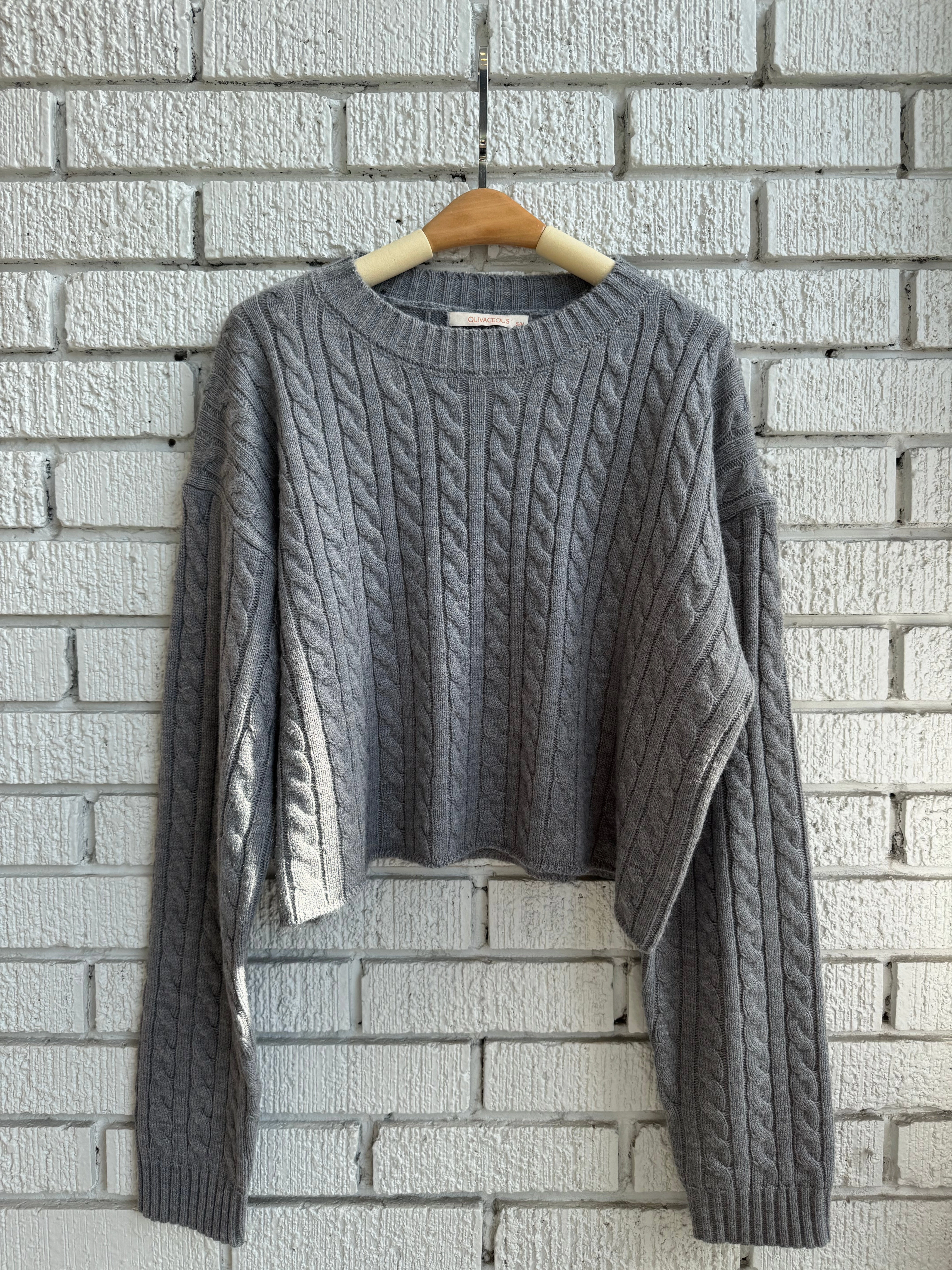 Cozy Lining Street Style GET CLOSE Sweater