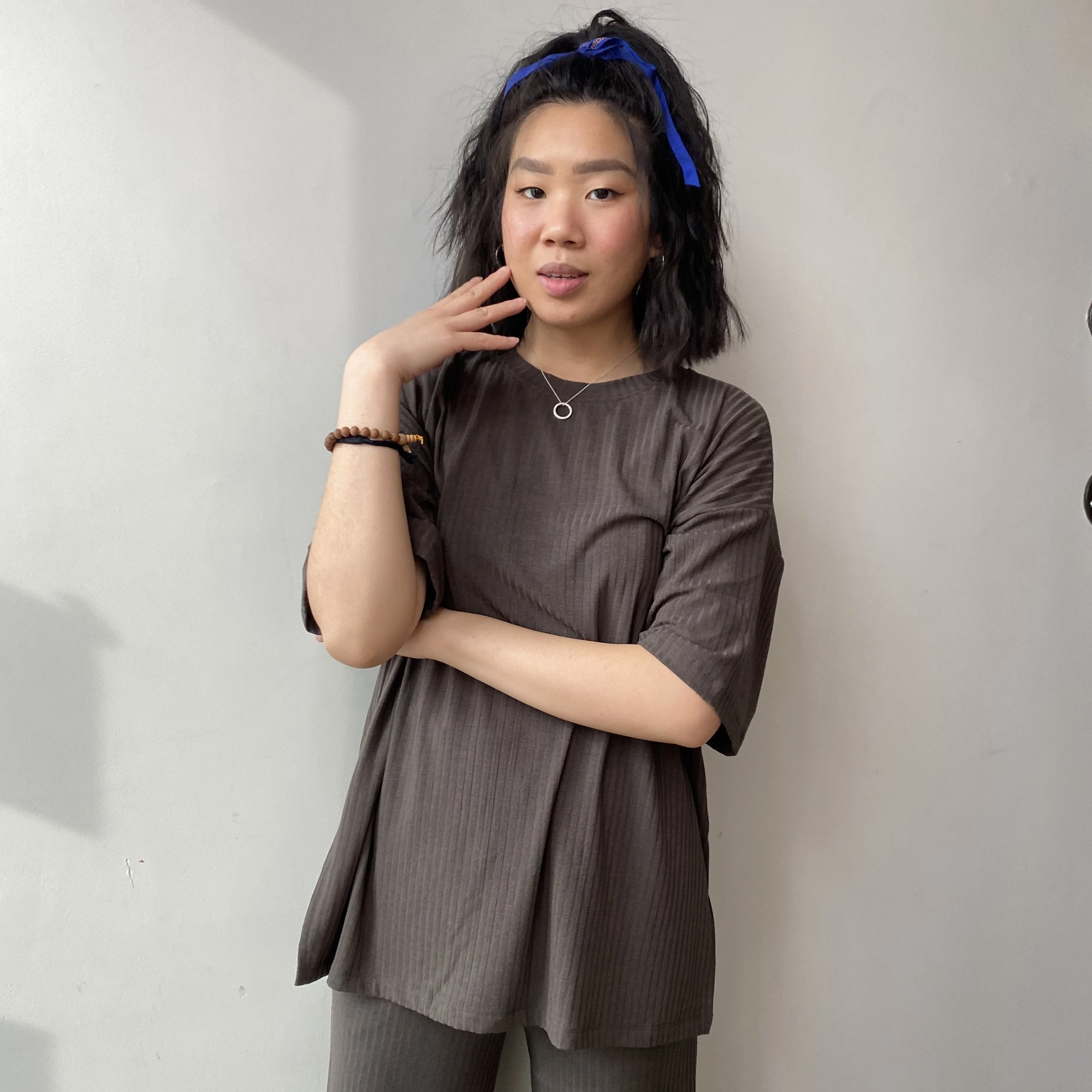 GETAWAY Rib Top Casual Performance