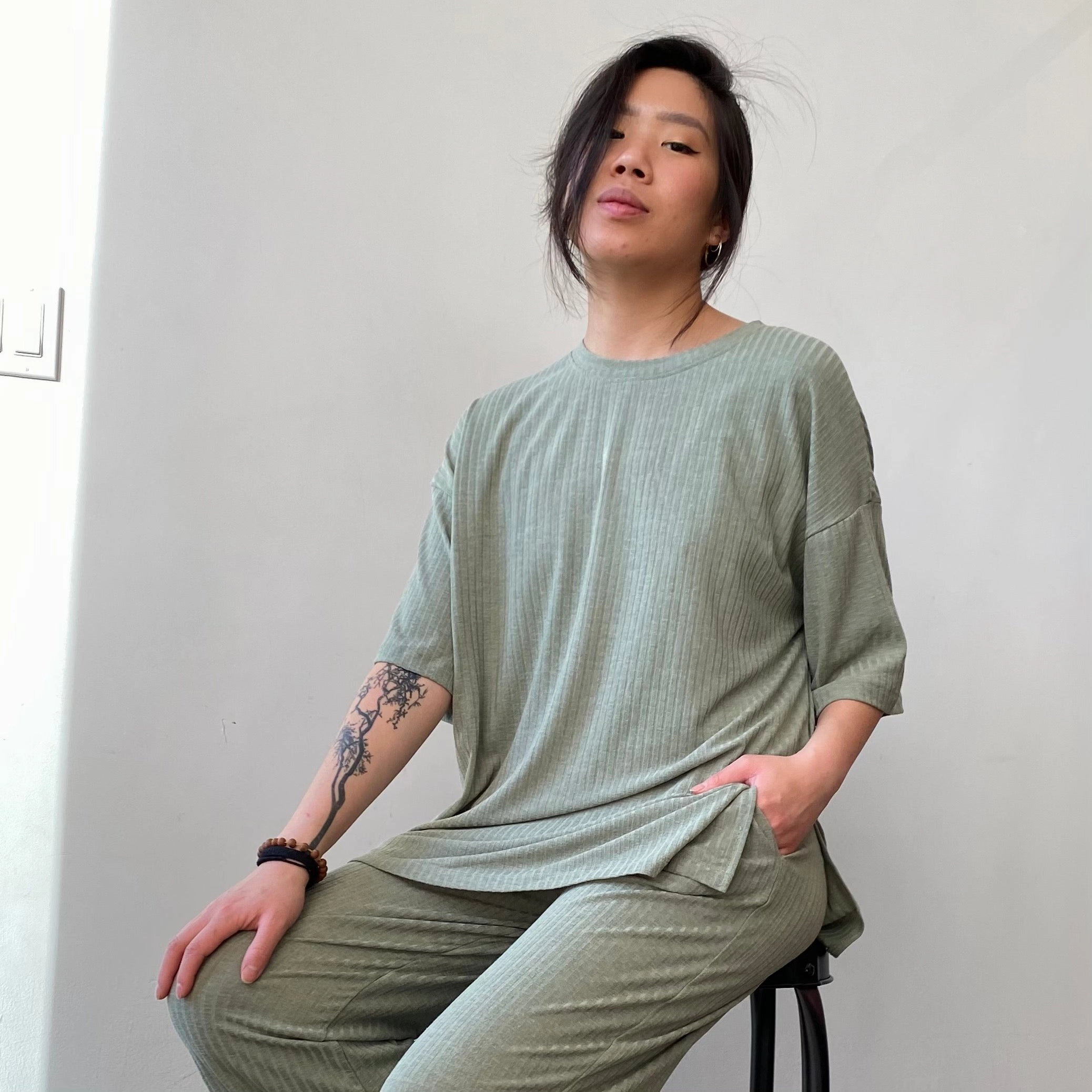 Comfort Wearable Smart Layering GETAWAY Rib Top