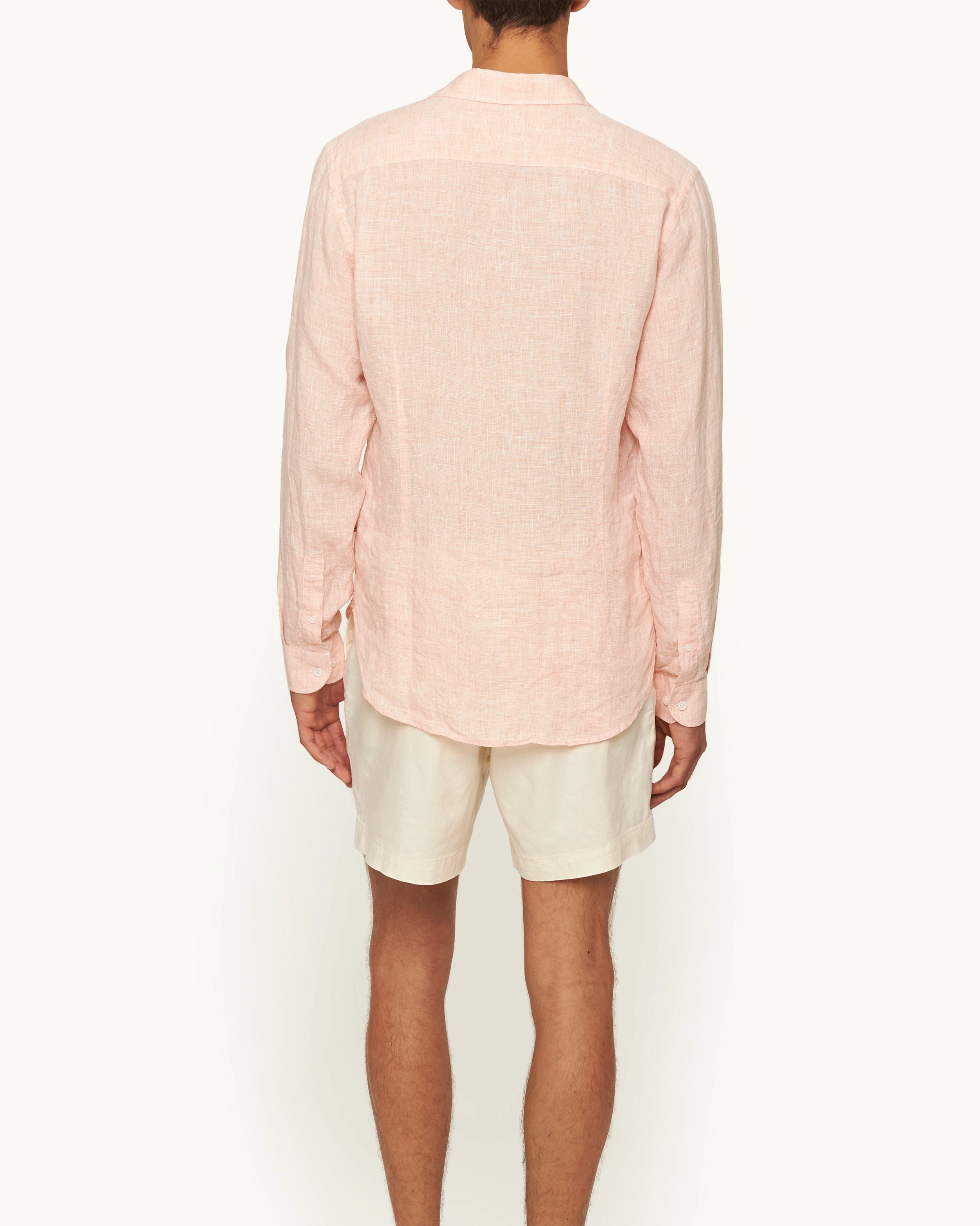 Giles Linen Relaxed Look Pastel Shade