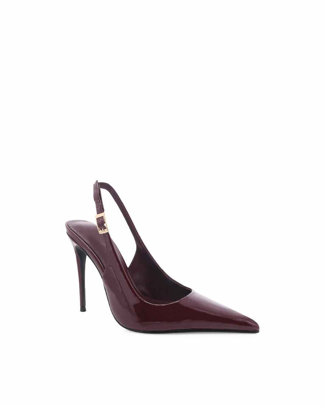 GIOVINA - DARK CHERRY PATENT Graceful Stance Unique Look