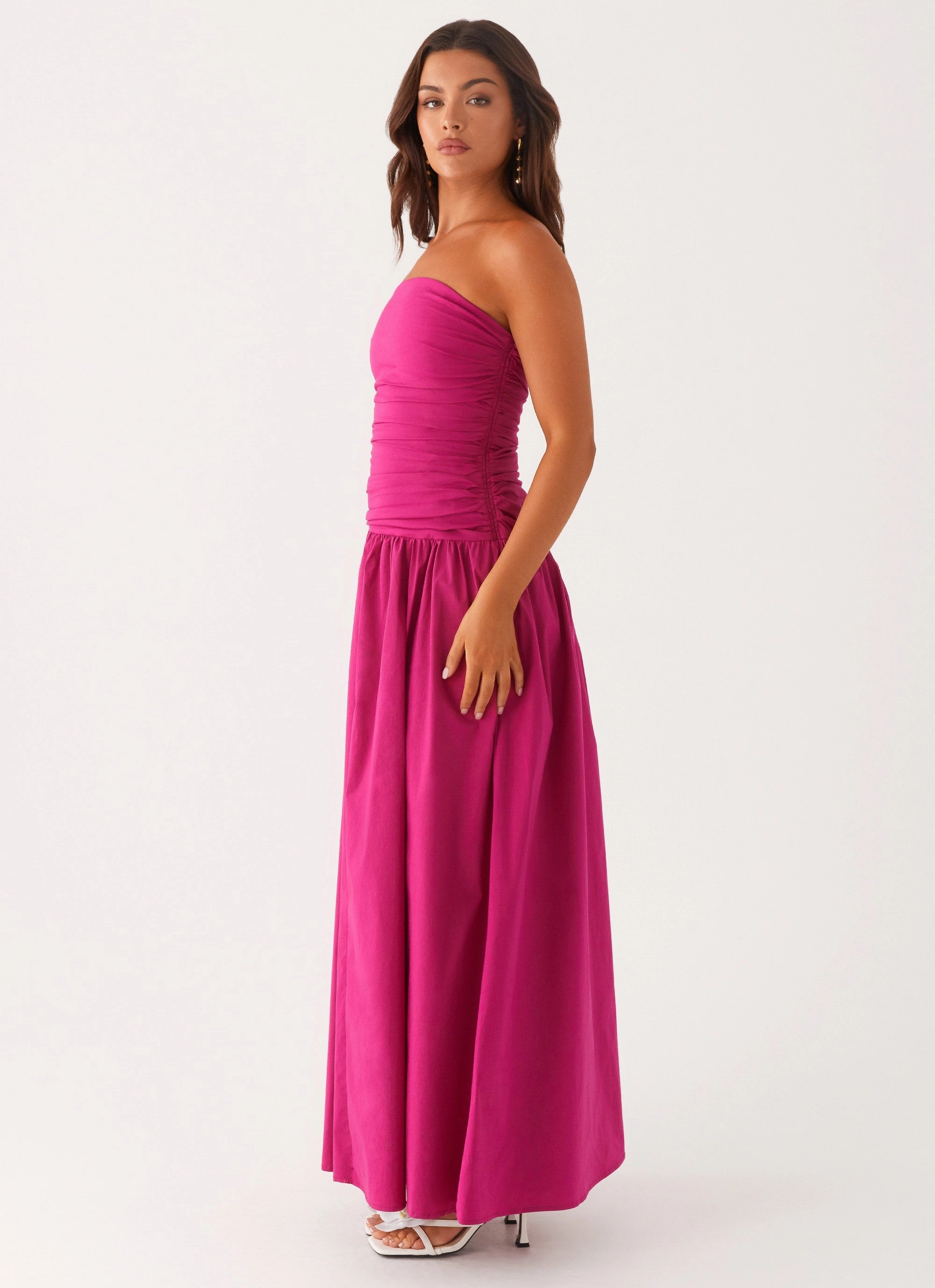 Gentle Flow Carmel Maxi Dress - Fuchsia