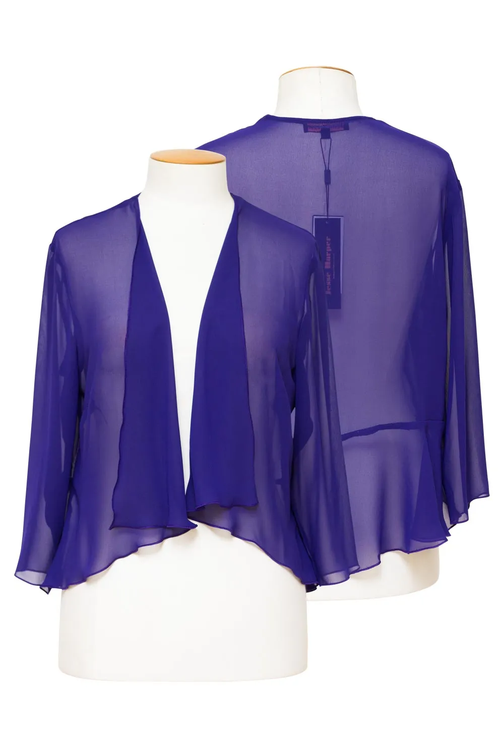Heat Guard Layla Jones / Jesse Harper LJ0212/JH0244 - Calvin Klein Chiffon Jacket with peplum