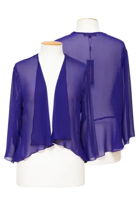Heat Guard Layla Jones / Jesse Harper LJ0212/JH0244 - Calvin Klein Chiffon Jacket with peplum