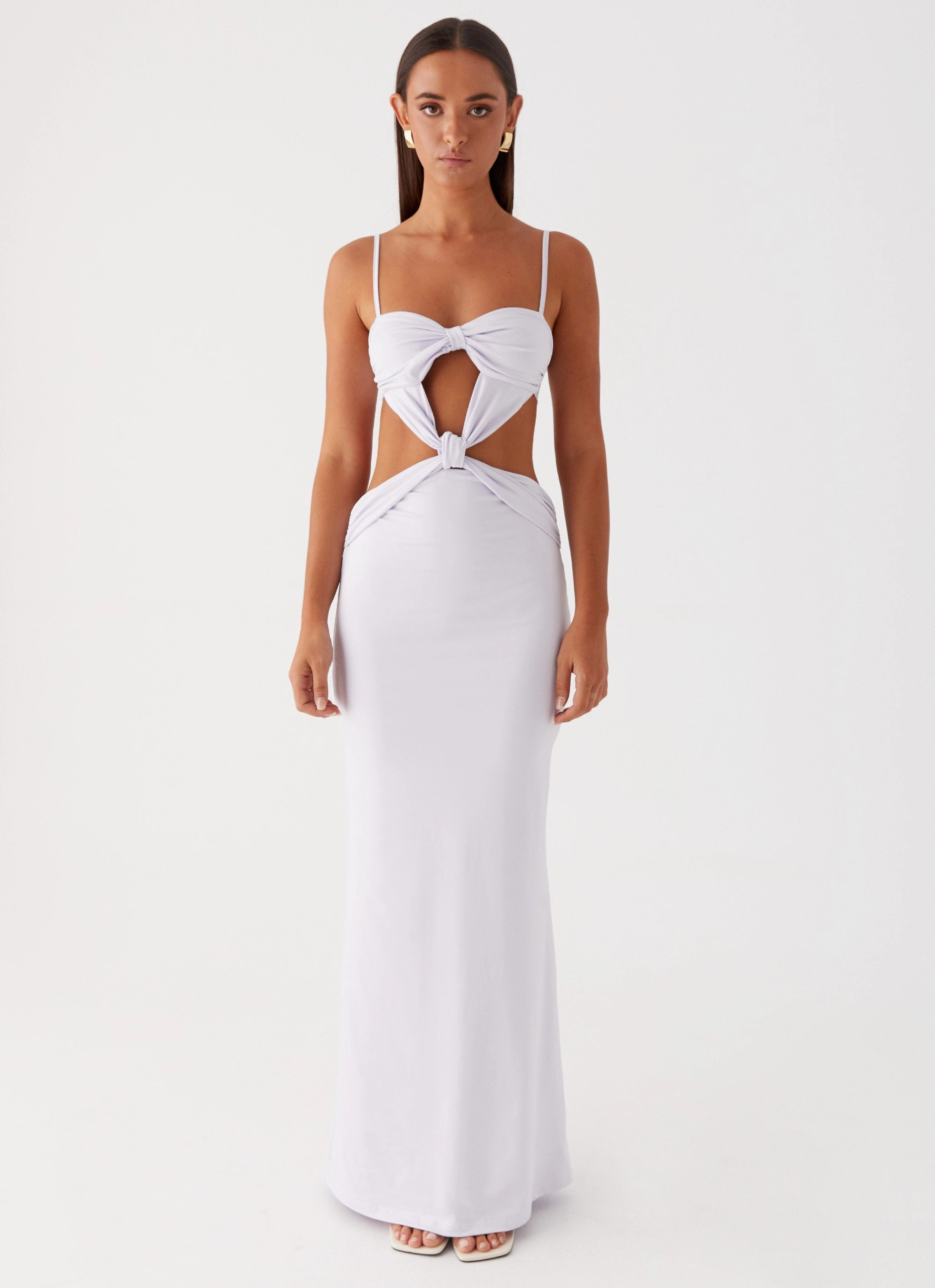 Easy to Wear Heart And Soul Maxi Dress - Lavender