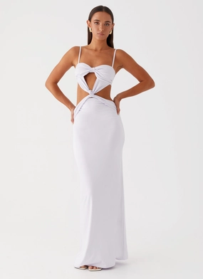 Essential Piece Heart And Soul Maxi Dress - Lavender