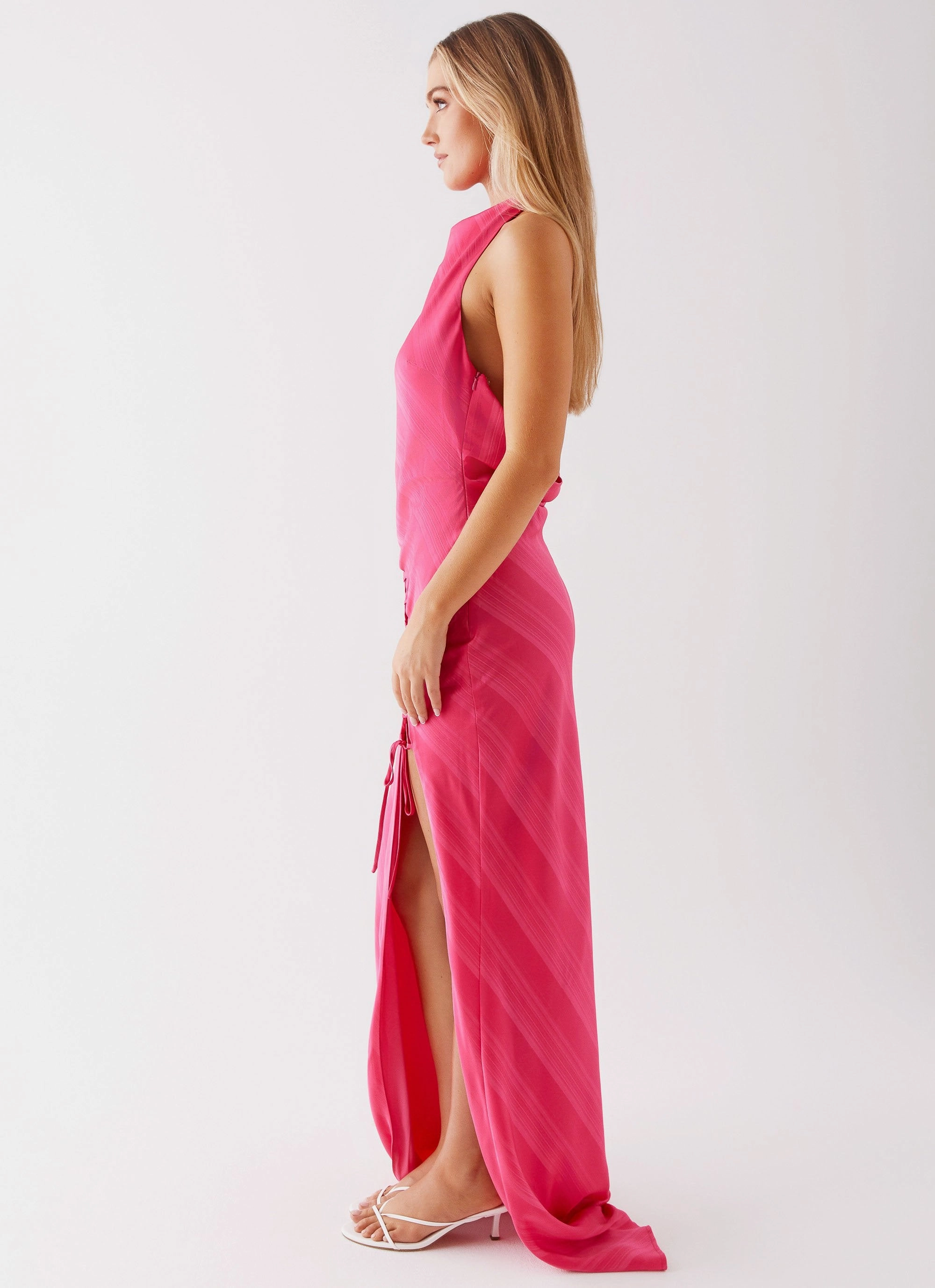 Heartbeat Maxi Dress - Pink Night Ready